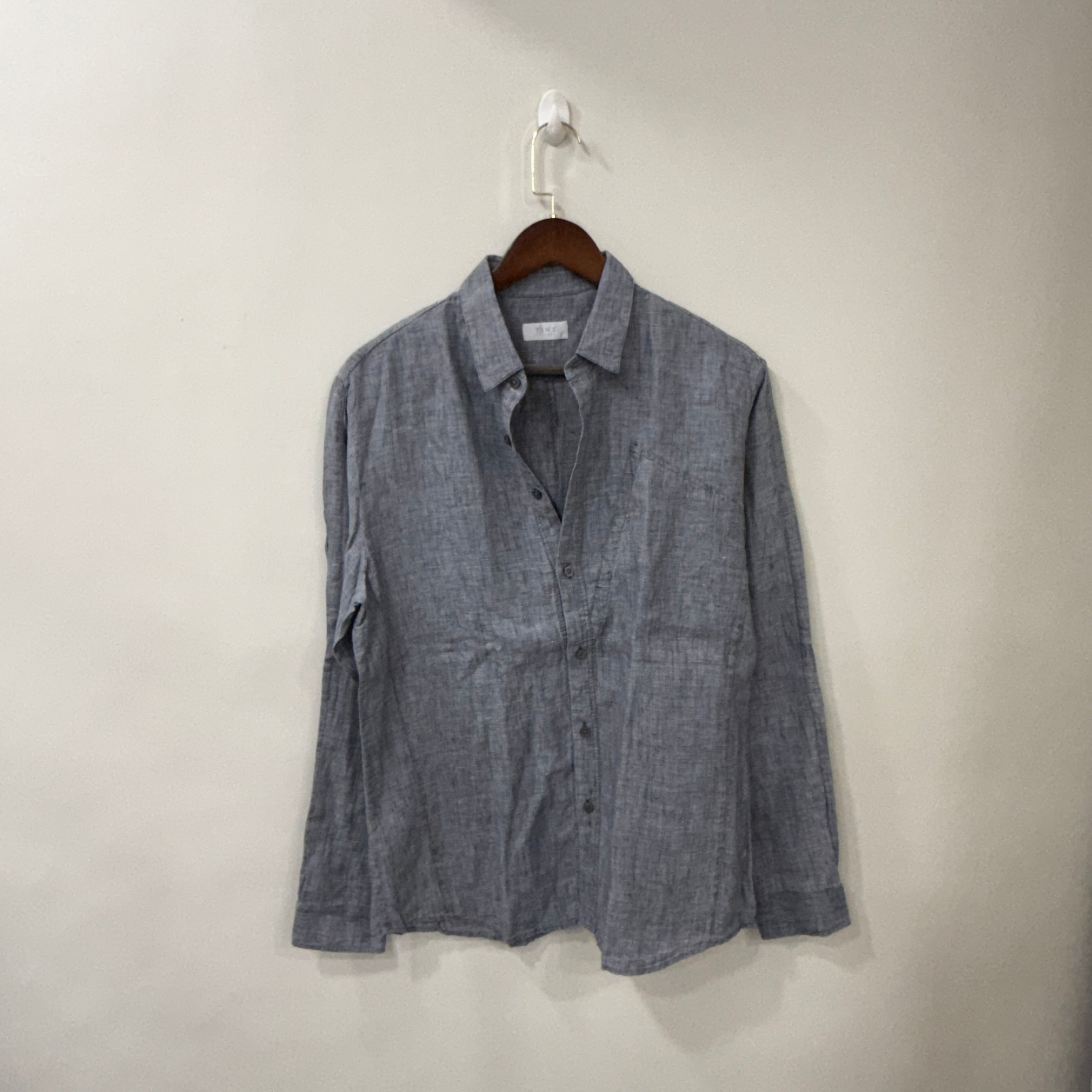 Grey linen shirt