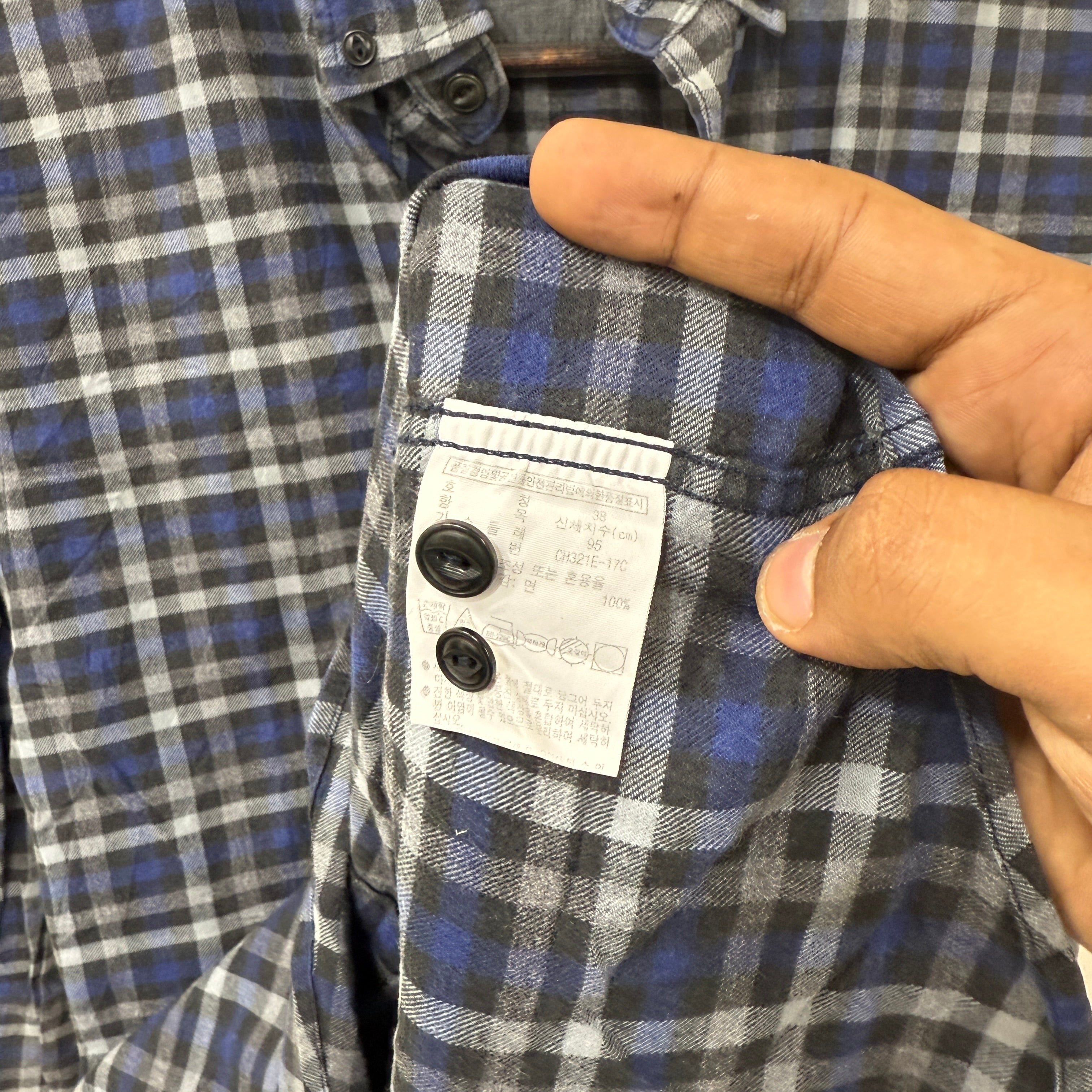 Lacoste checkered shirt