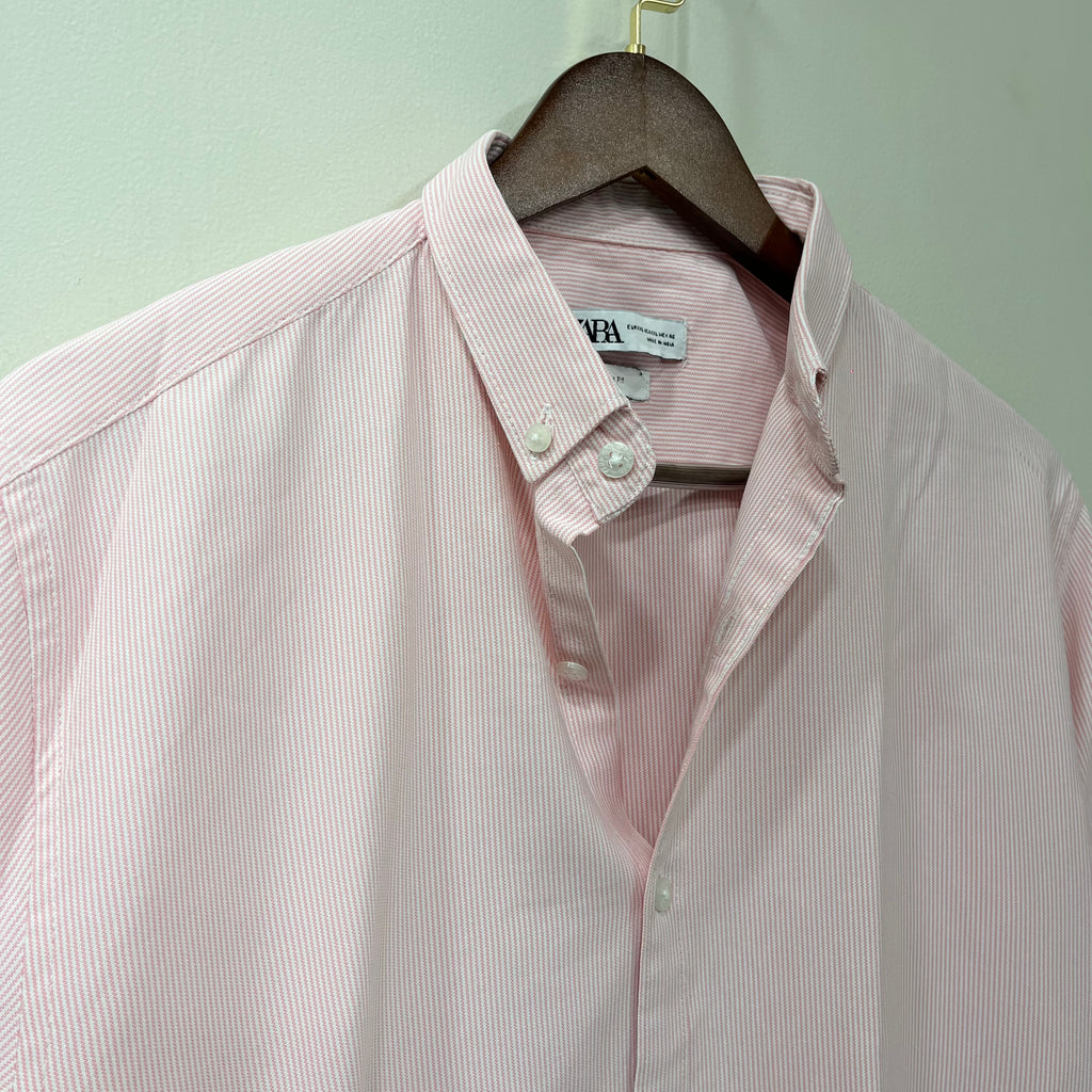 Zara pink stripes