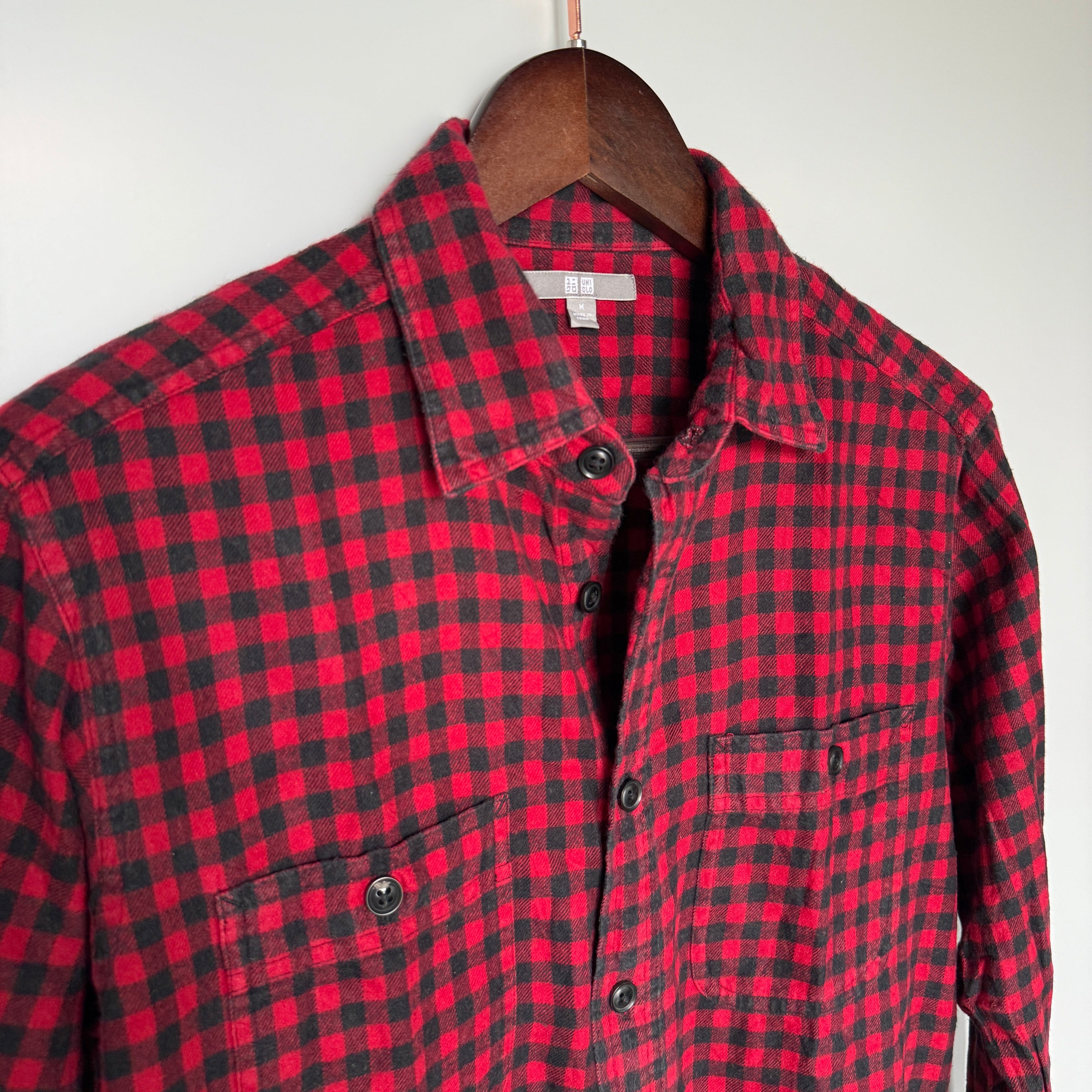 Uniqlo checkered shirt