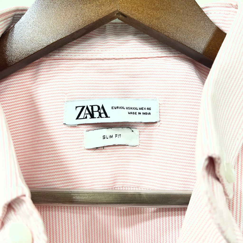 Zara pink stripes