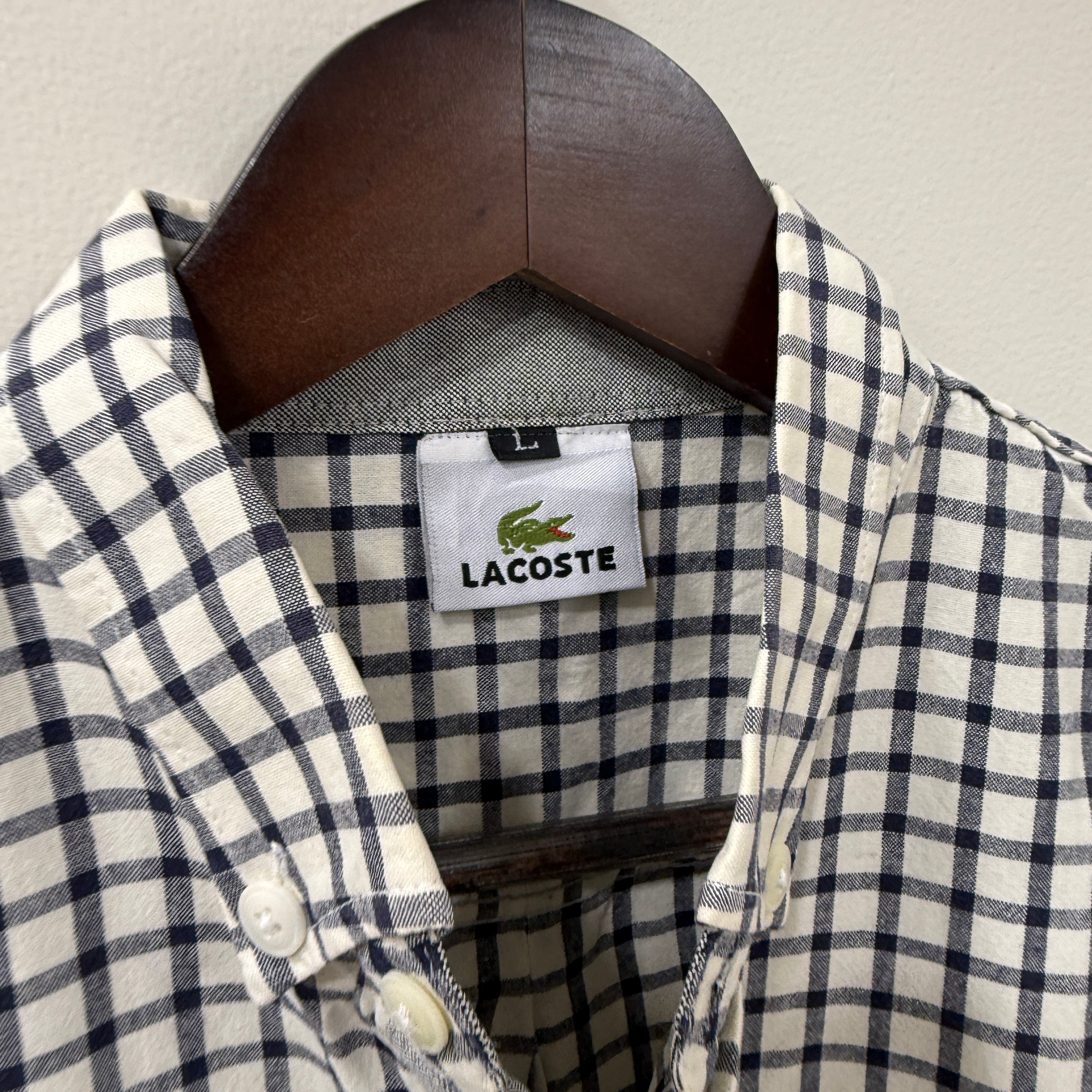 Lacoste checkered shirt