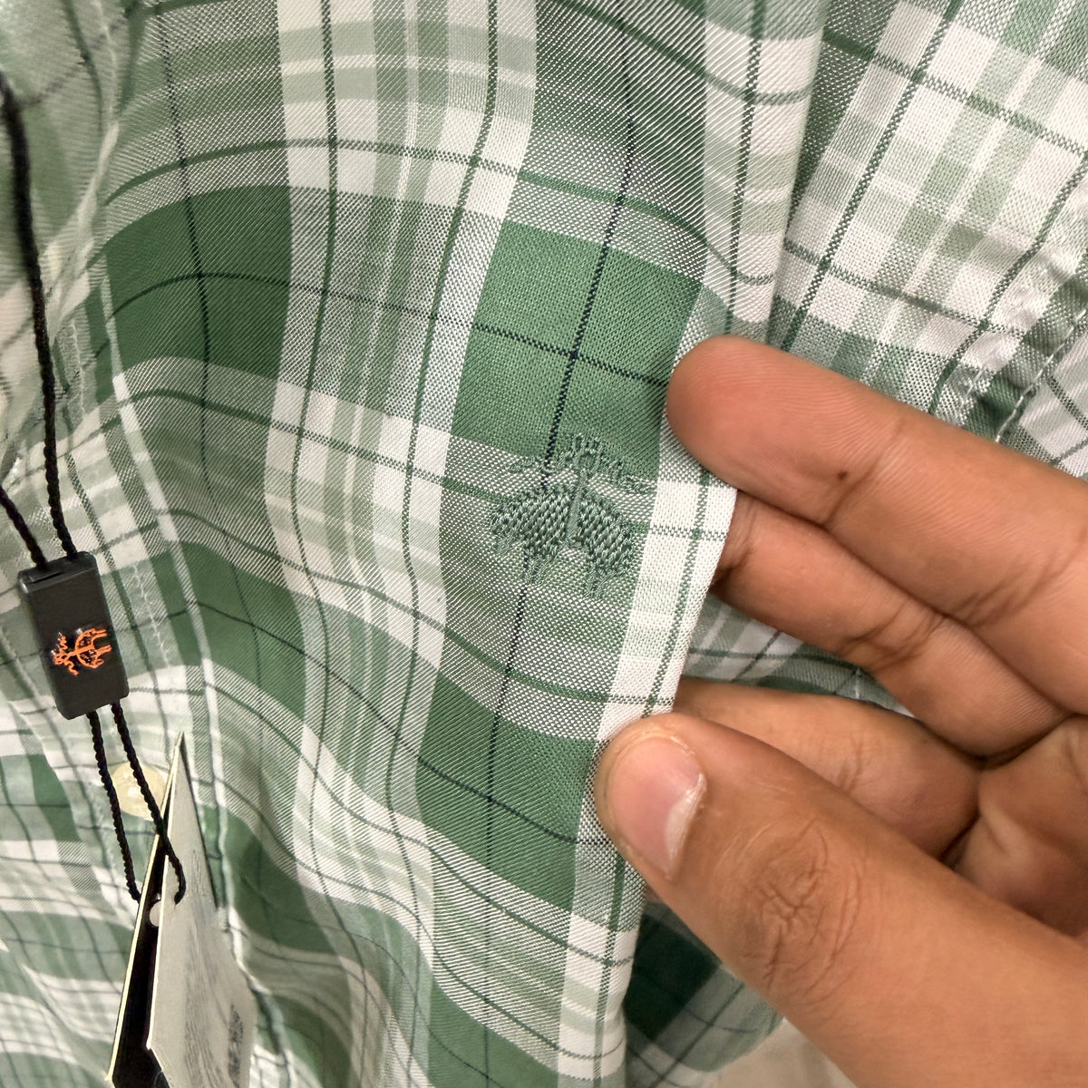 Brooks Brothers checkered button down shirt