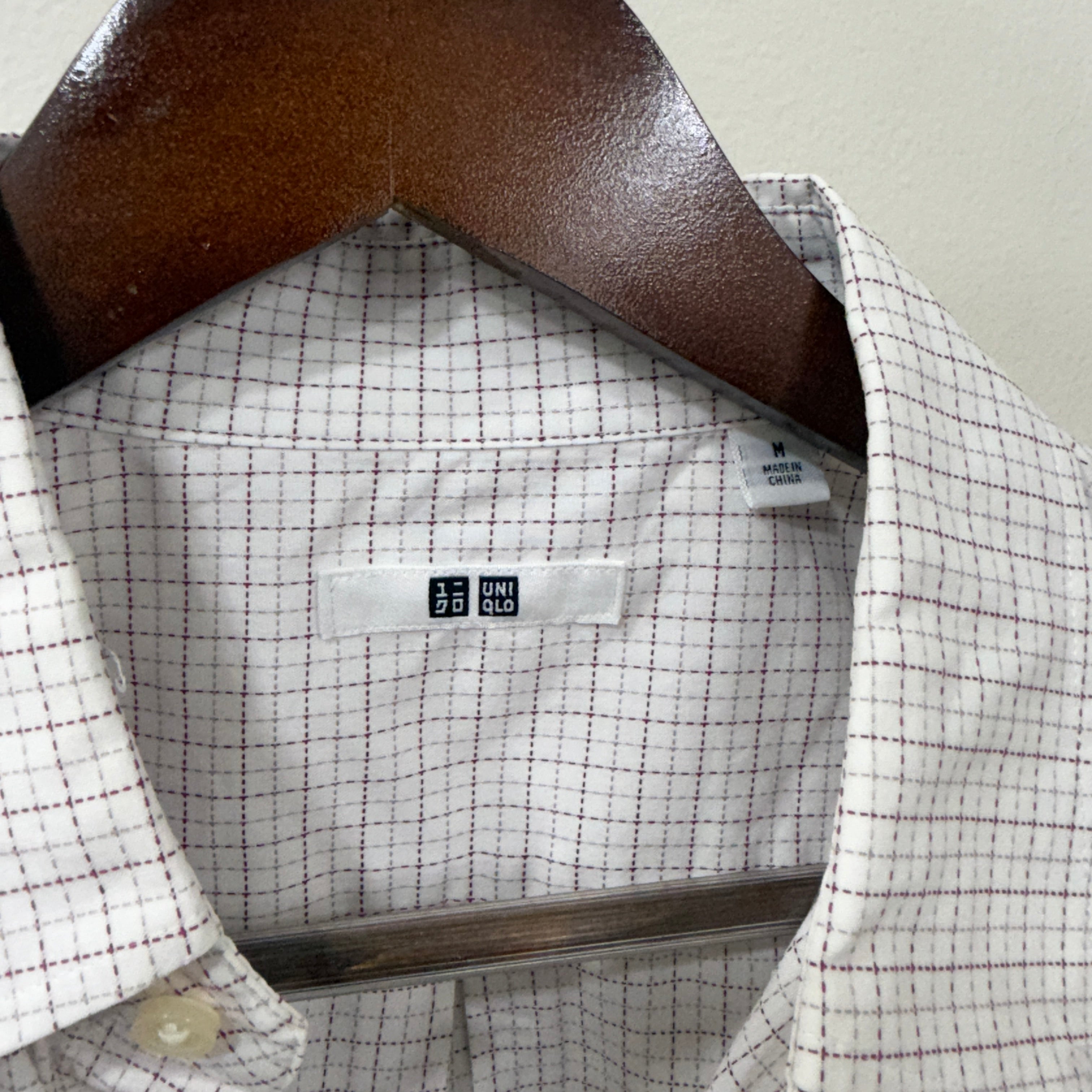 Uniqlo checkered shirt