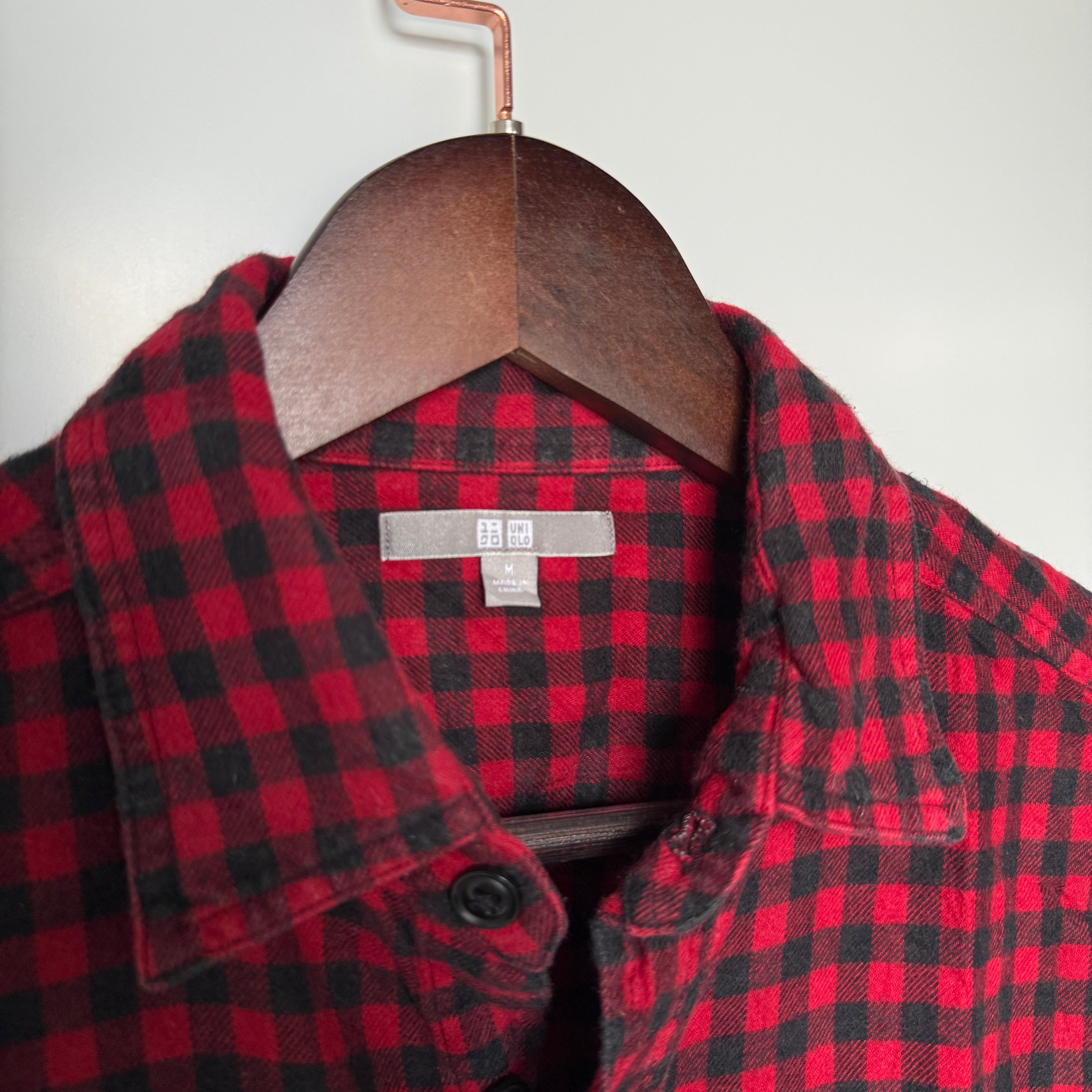 Uniqlo checkered shirt