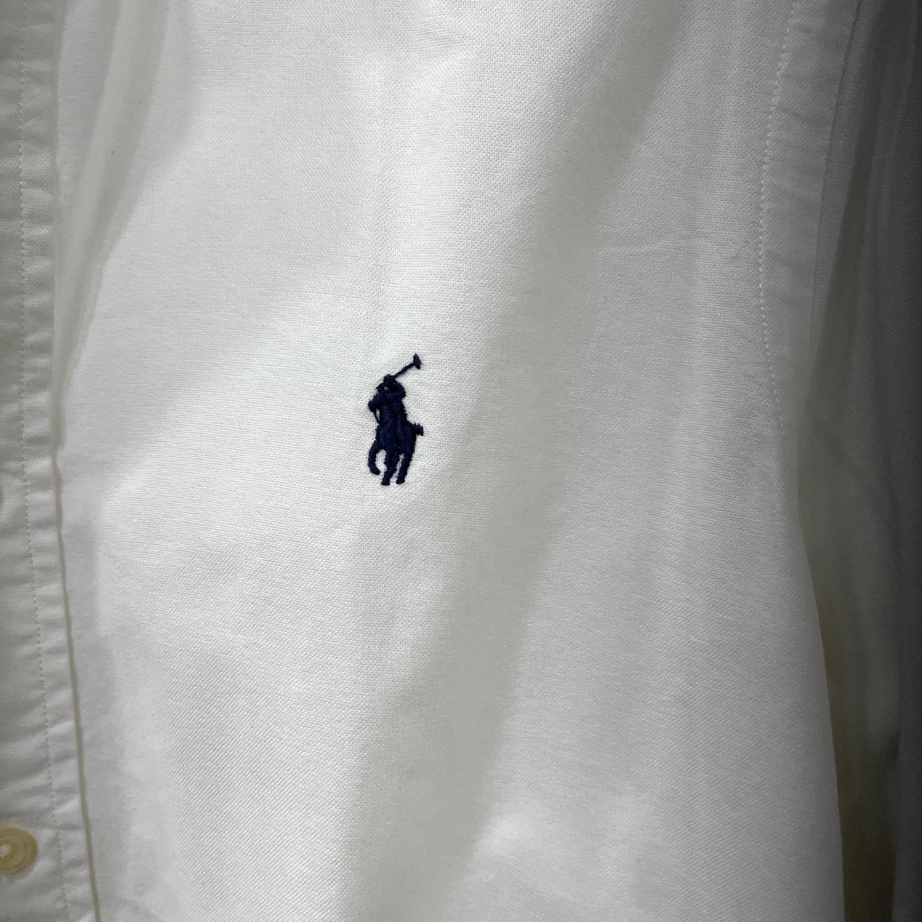 Ralph Lauren white Oxford classic fit button down shirt