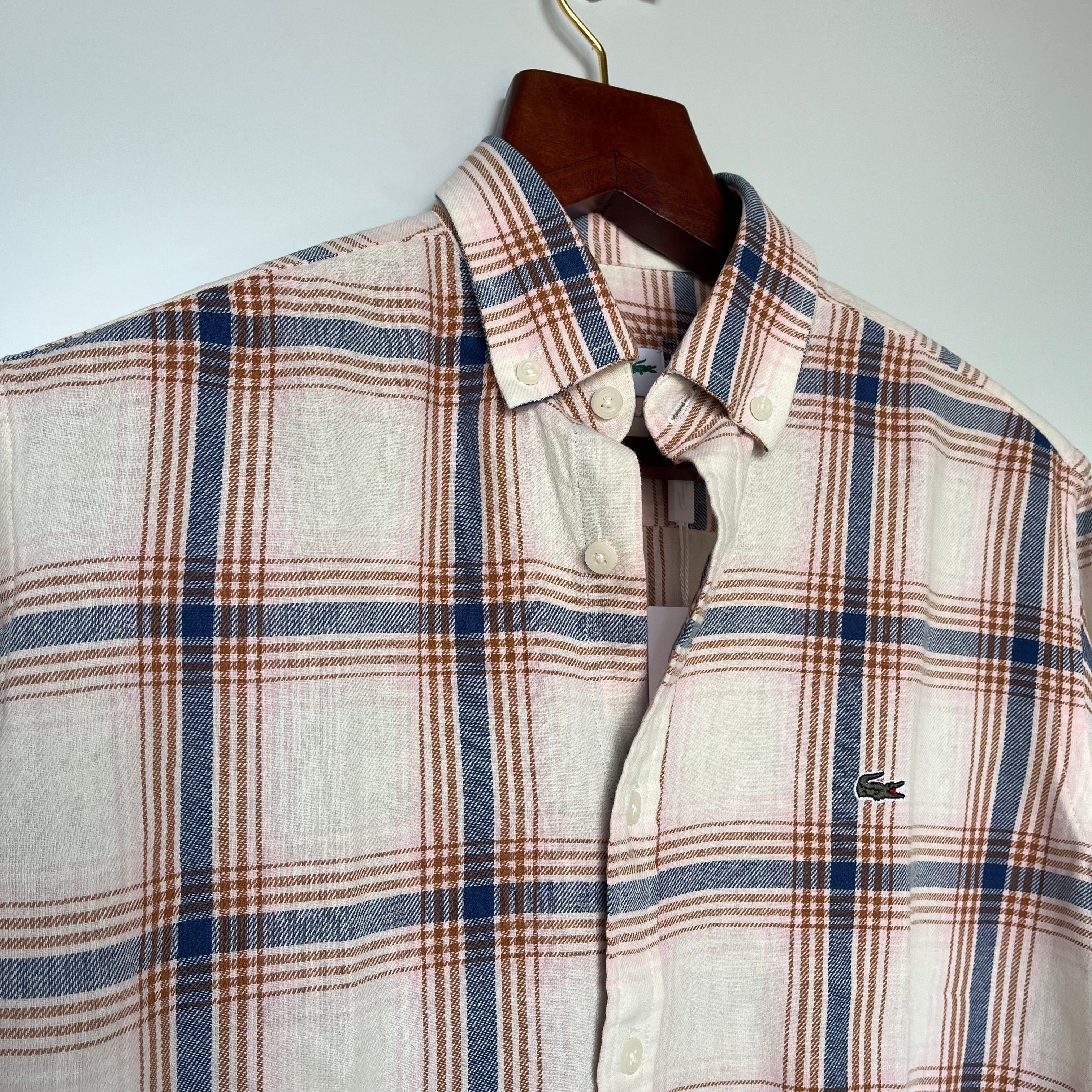 Lacoste checkered shirt