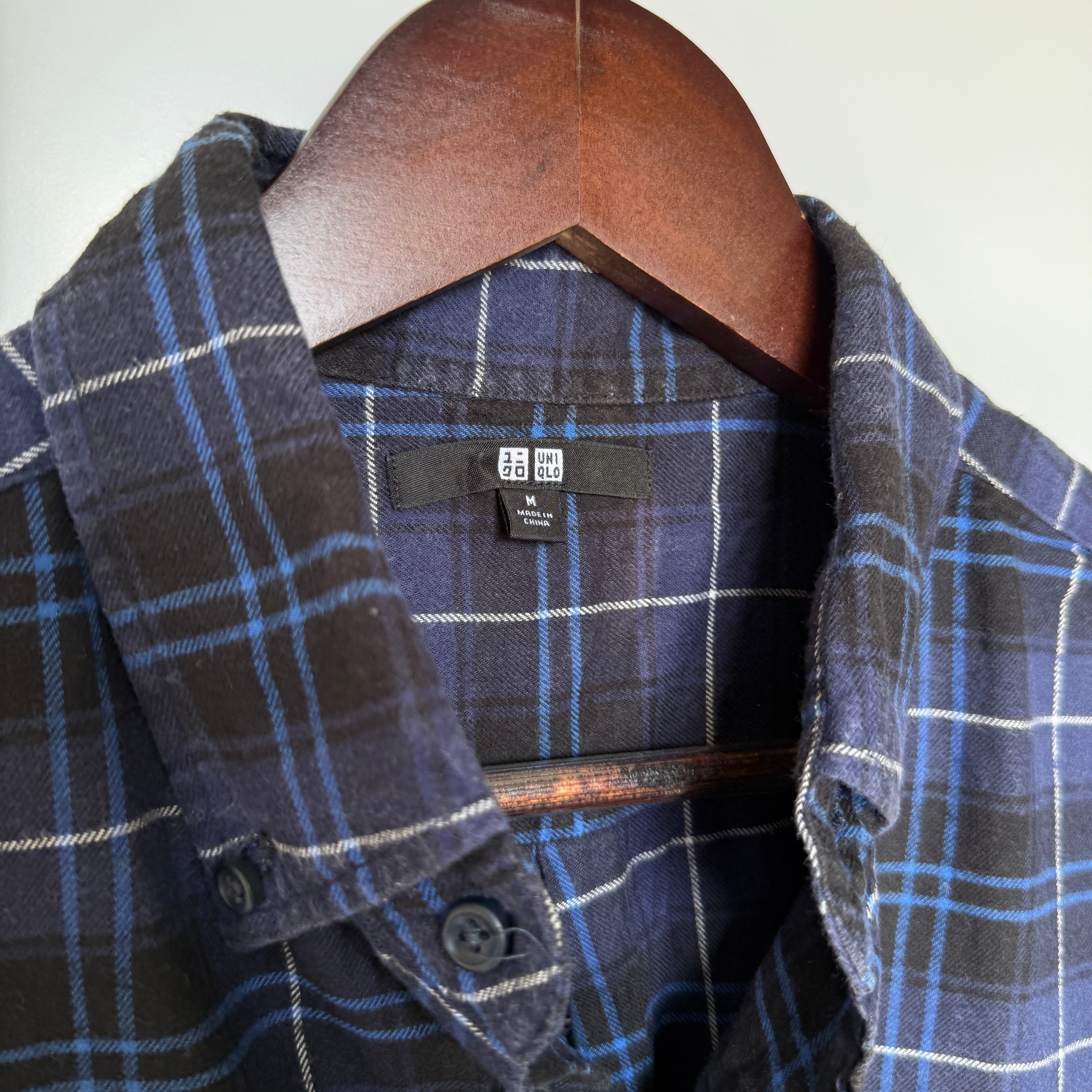 Uniqlo checkered shirt