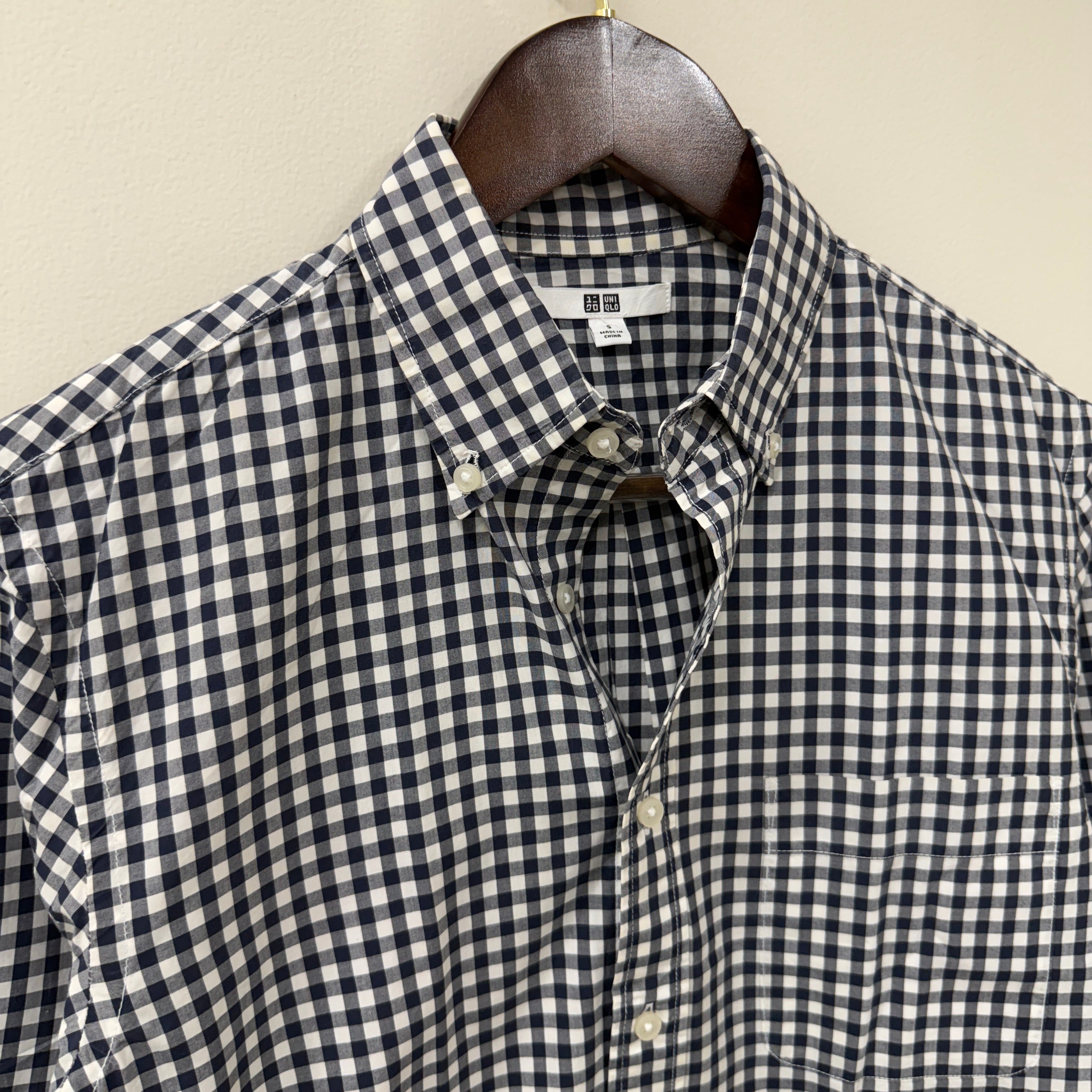 Uniqlo checkered shirt