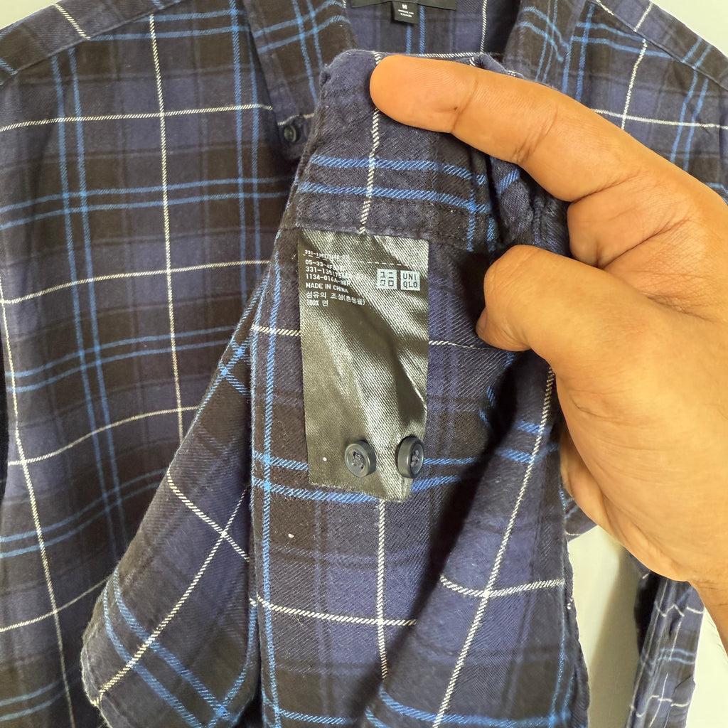 Uniqlo checkered shirt