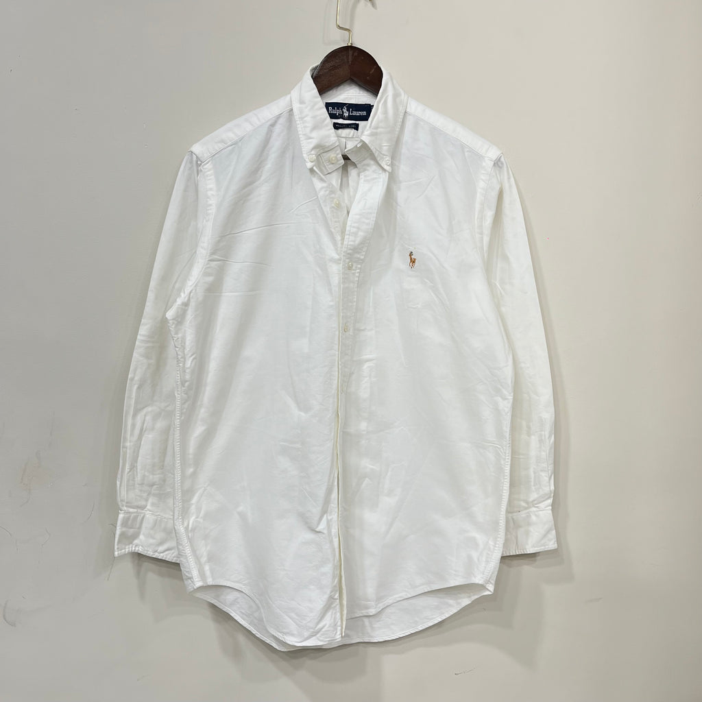 Ralph Lauren white solid shirt