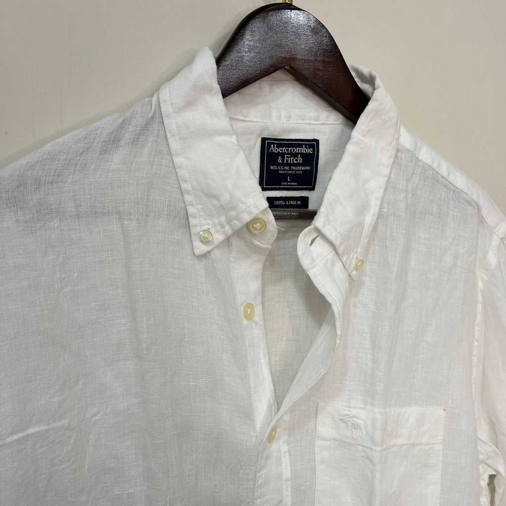 Abercrombie & Fitch 100% linen shirt