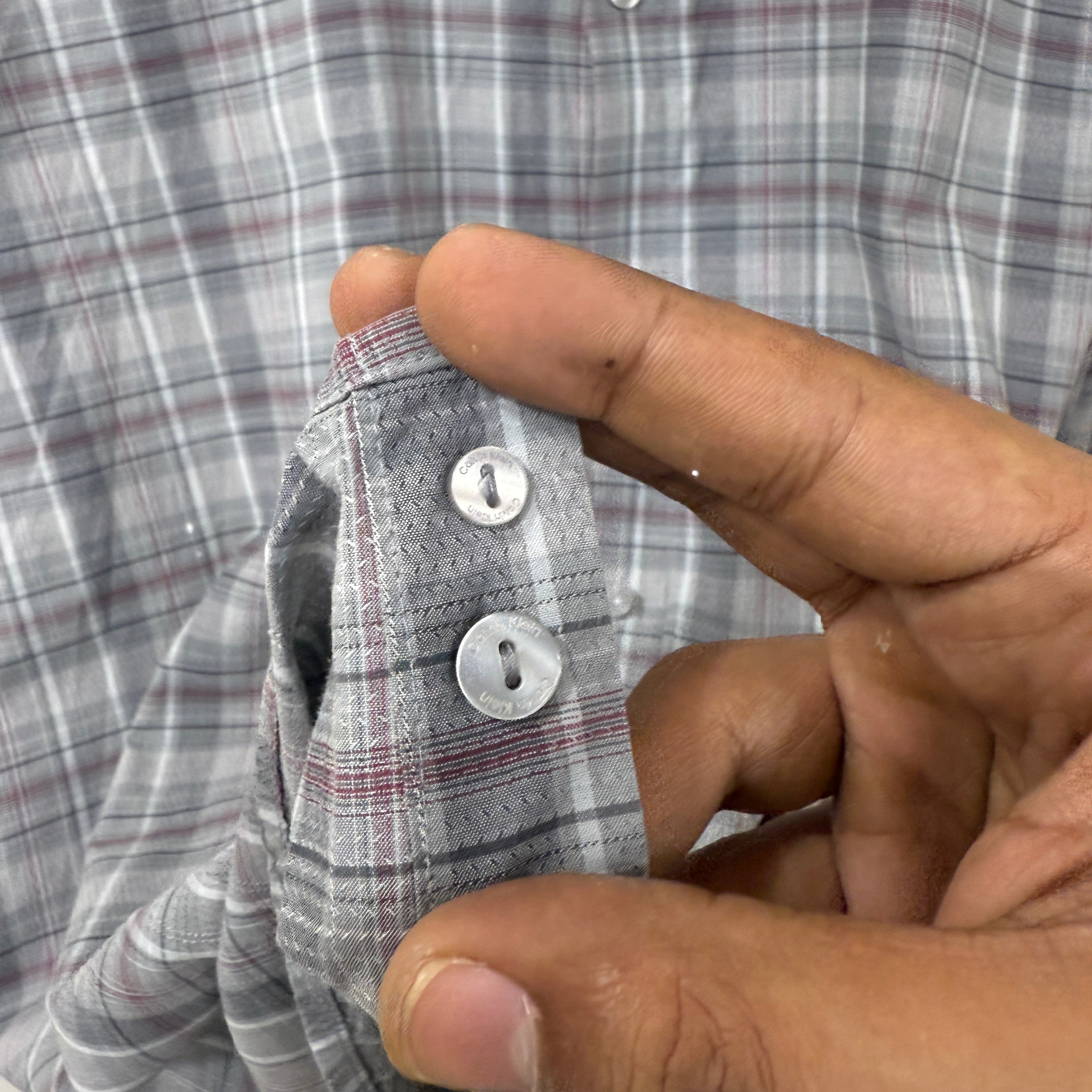 Calvin Klein checkered shirt