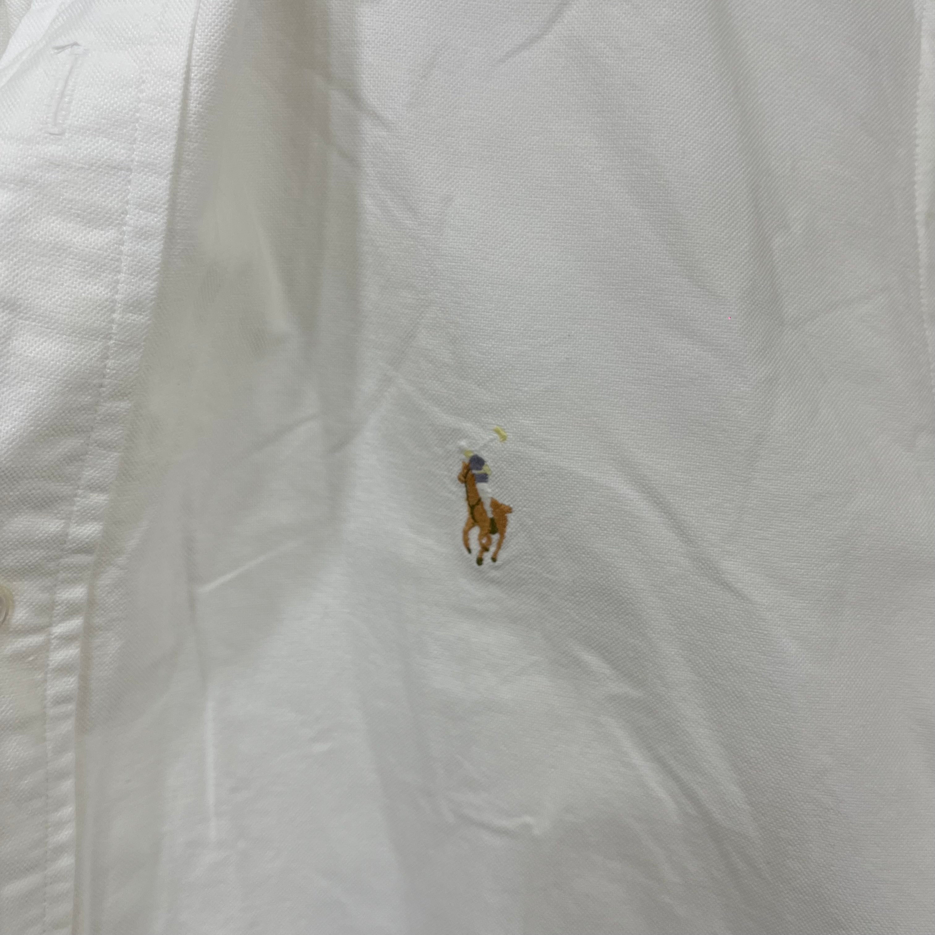 Ralph Lauren white solid shirt