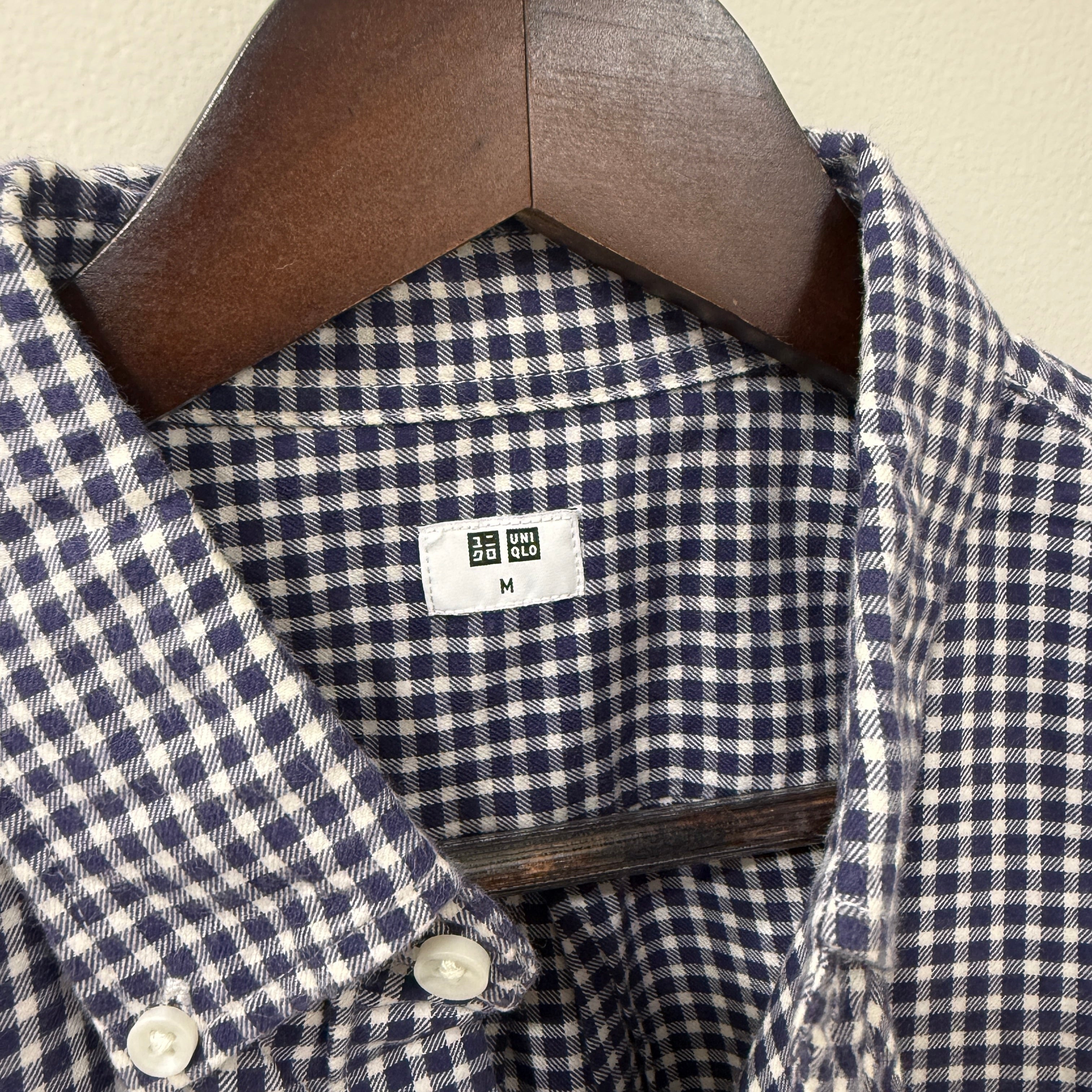 Uniqlo checkered shirt