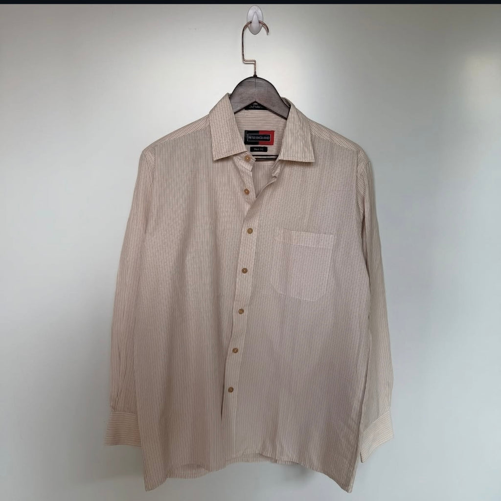 Peter England stripes shirt