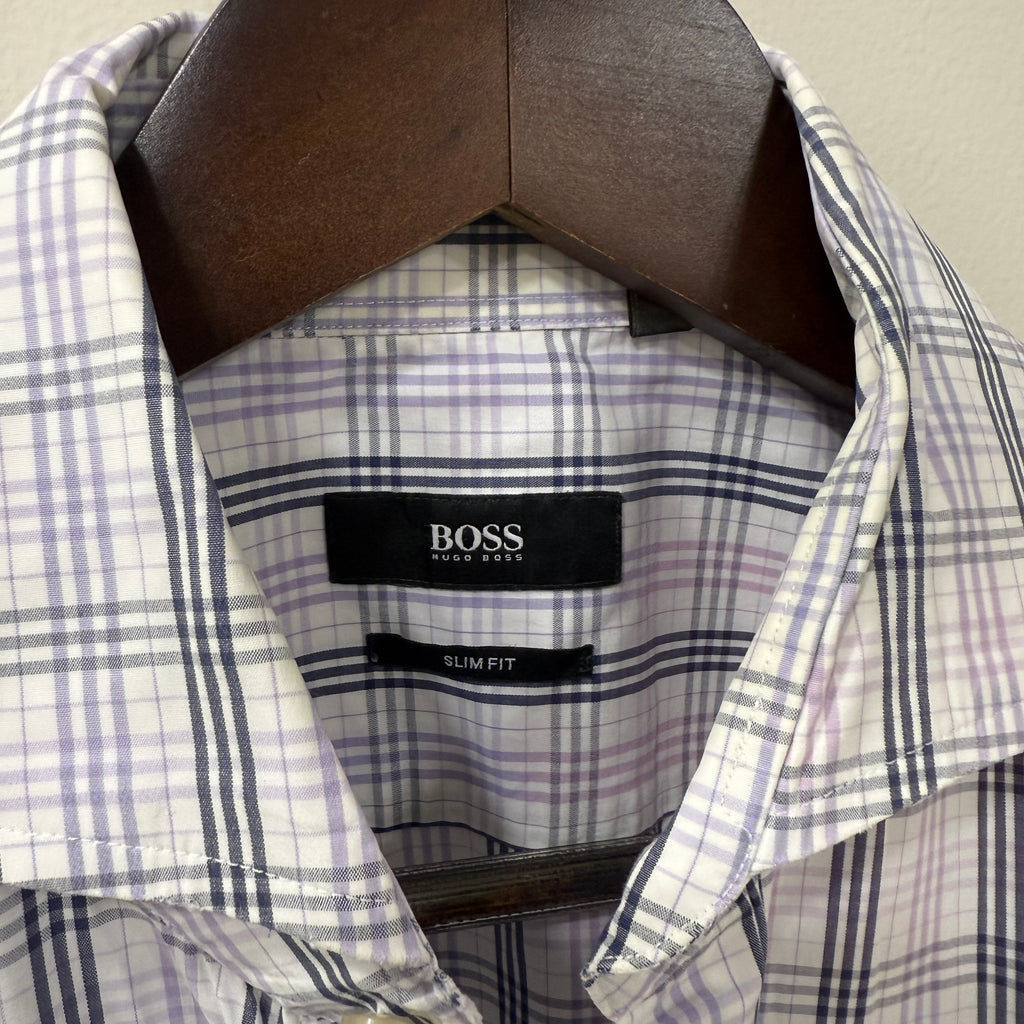 Hugo Boss checkered shirt