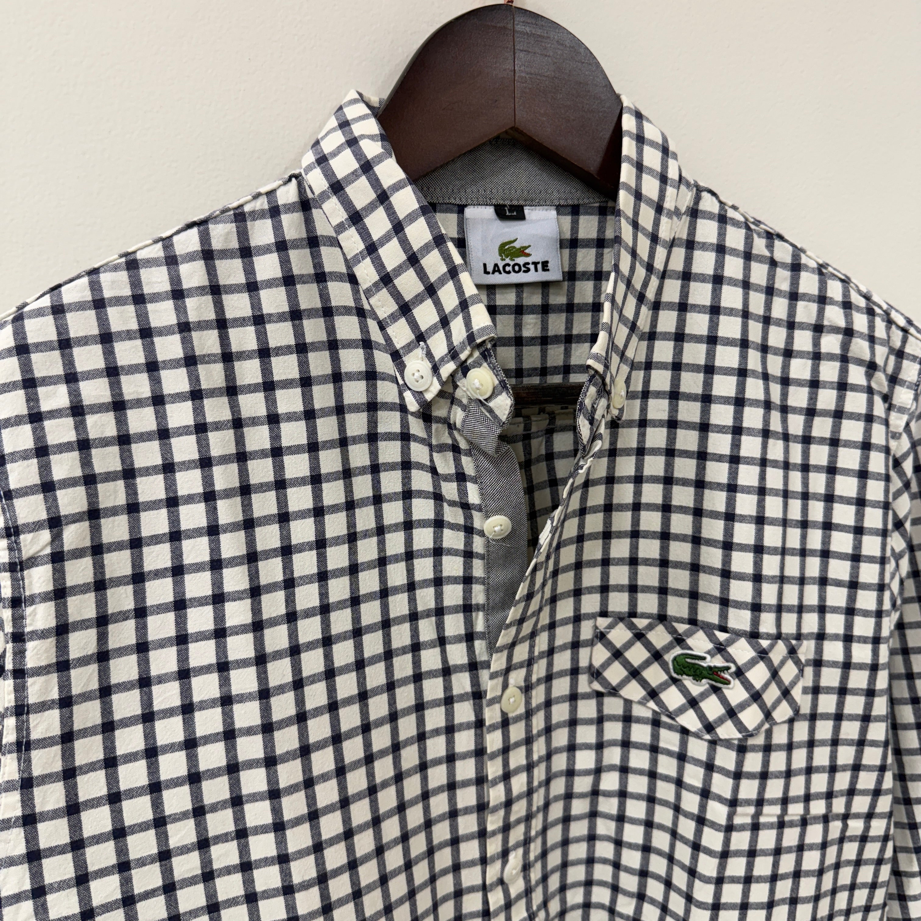 Lacoste checkered shirt