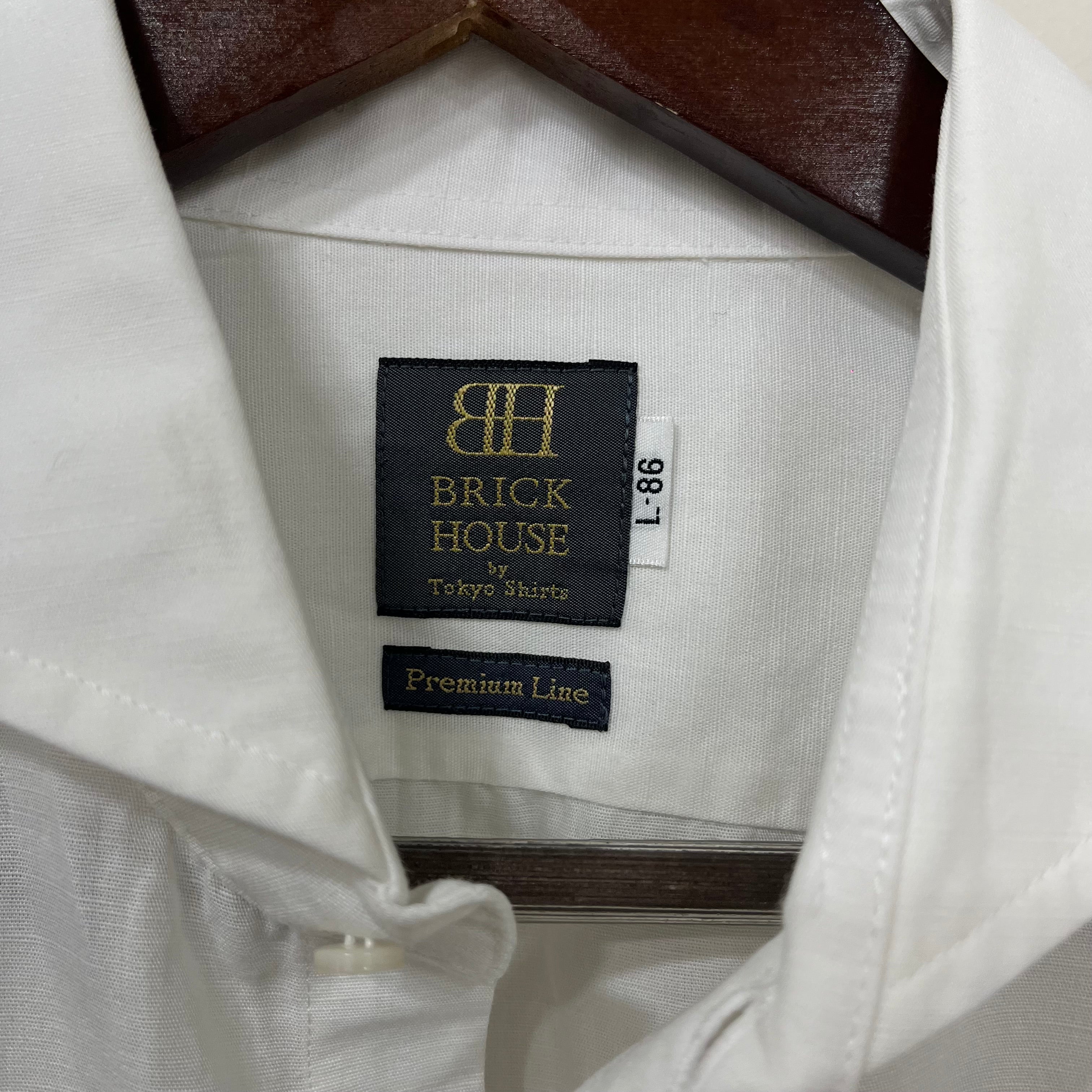 Brick House white linen solid shirt