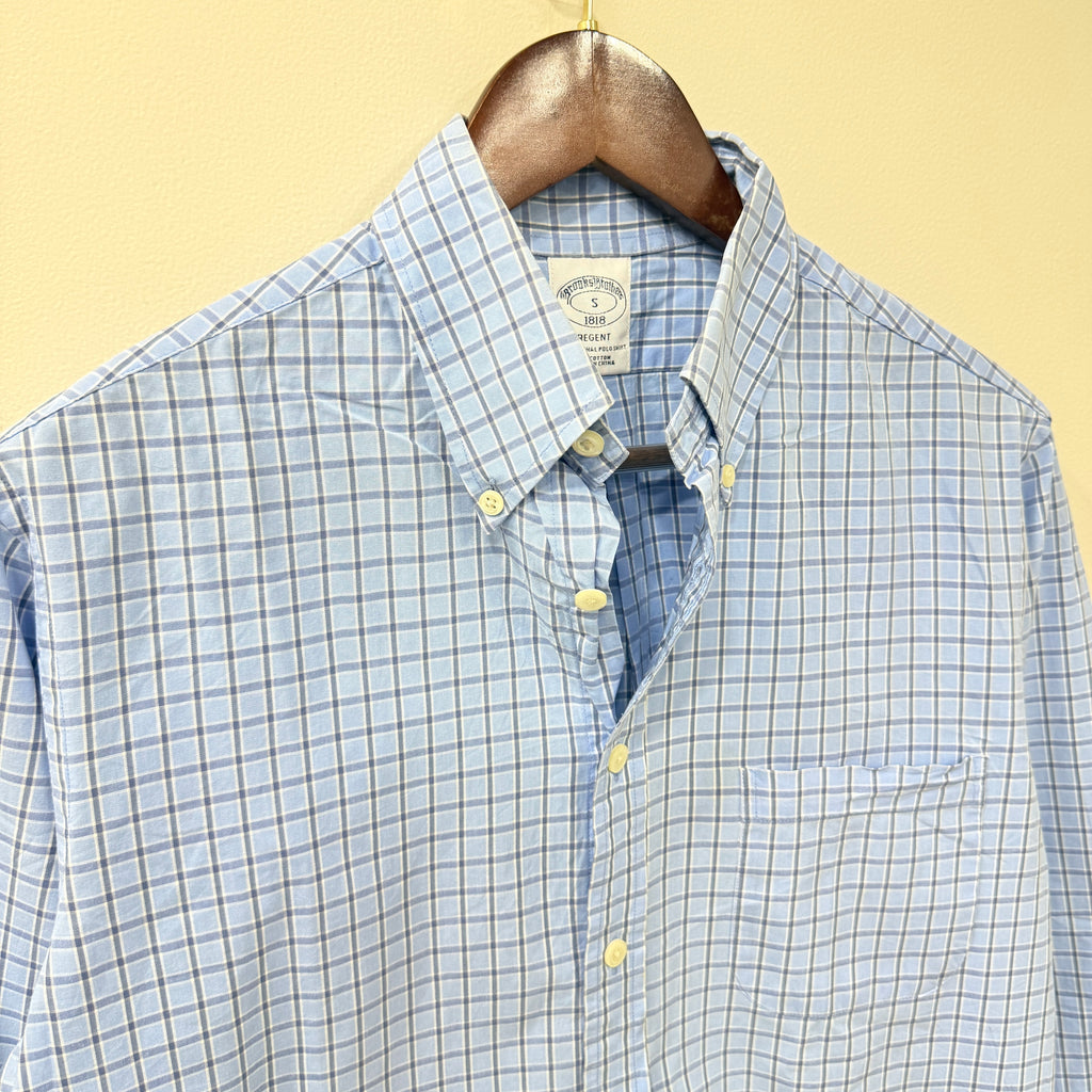 Brooks brothers checkered shirt
