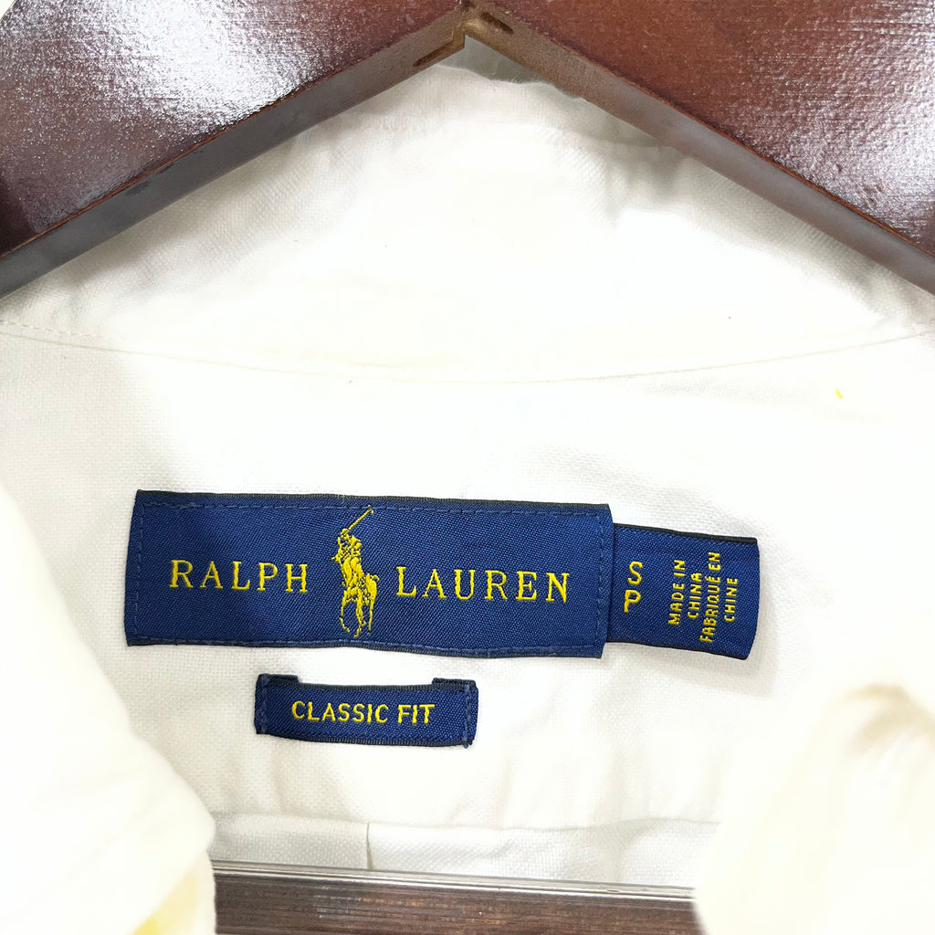 Ralph Lauren white Oxford classic fit button down shirt