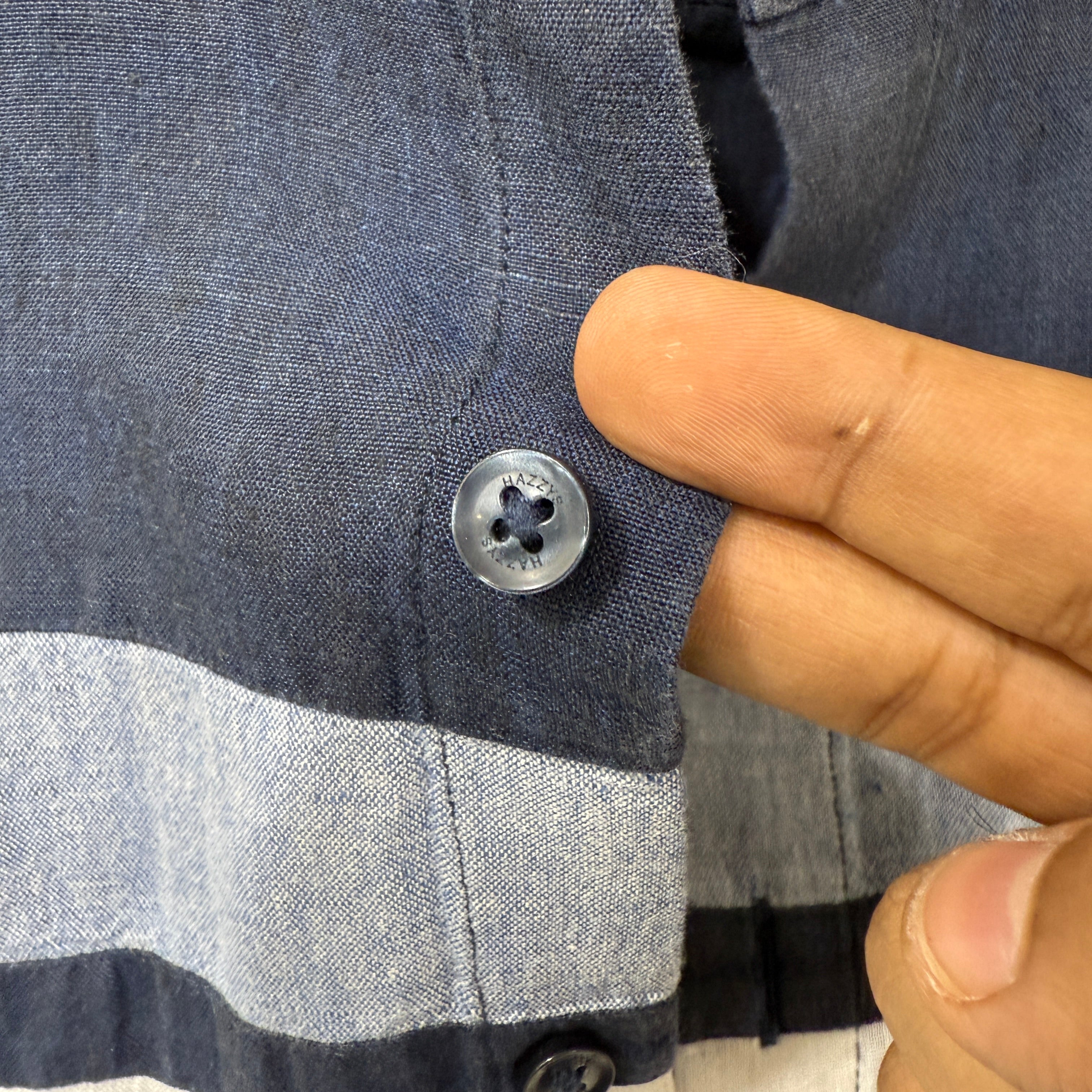 Hazzy mandarin linen shirt