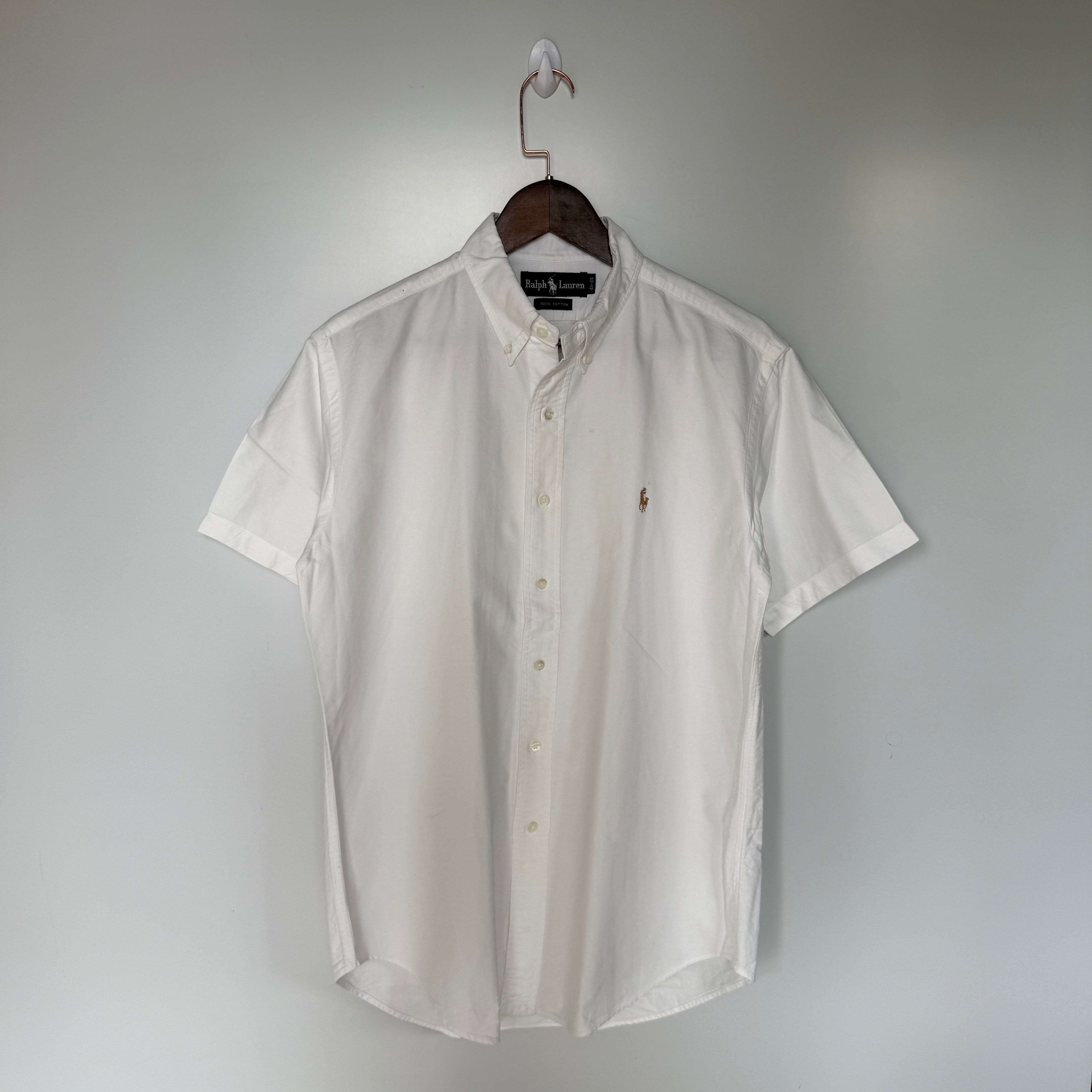 Ralph Lauren white solid shirt