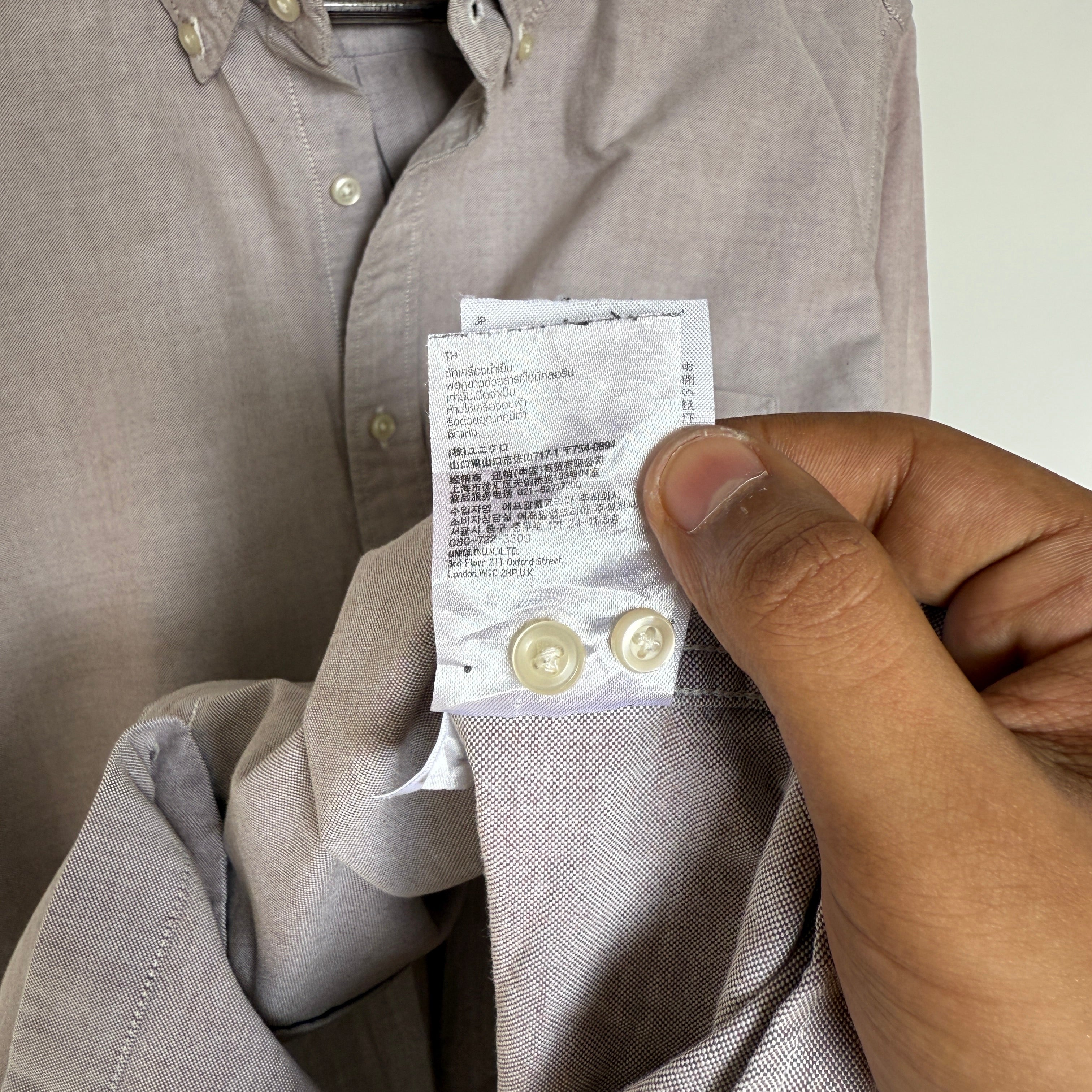Uniqlo solid shirt