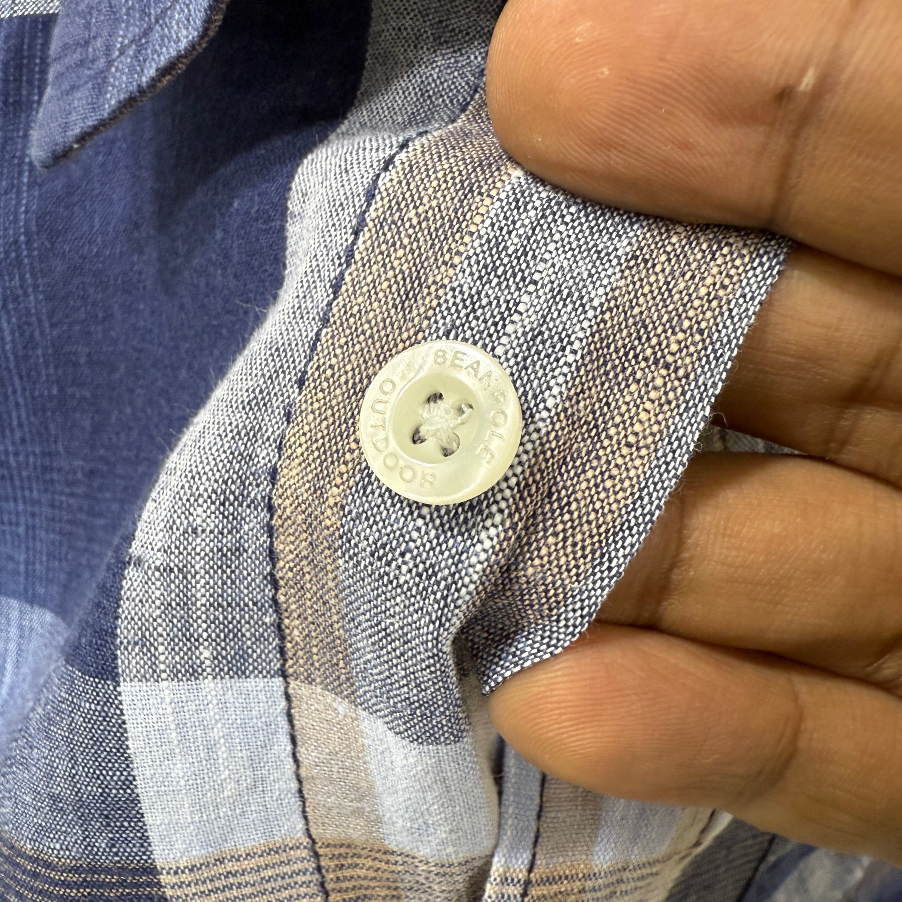 Beanpole checkered linen shirt