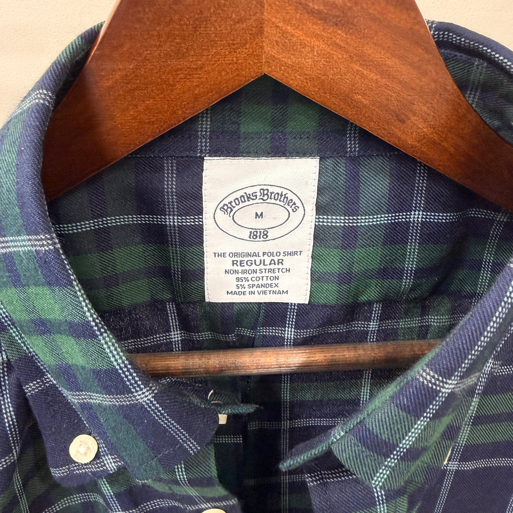 Brooks Brothers checkered button down shirt