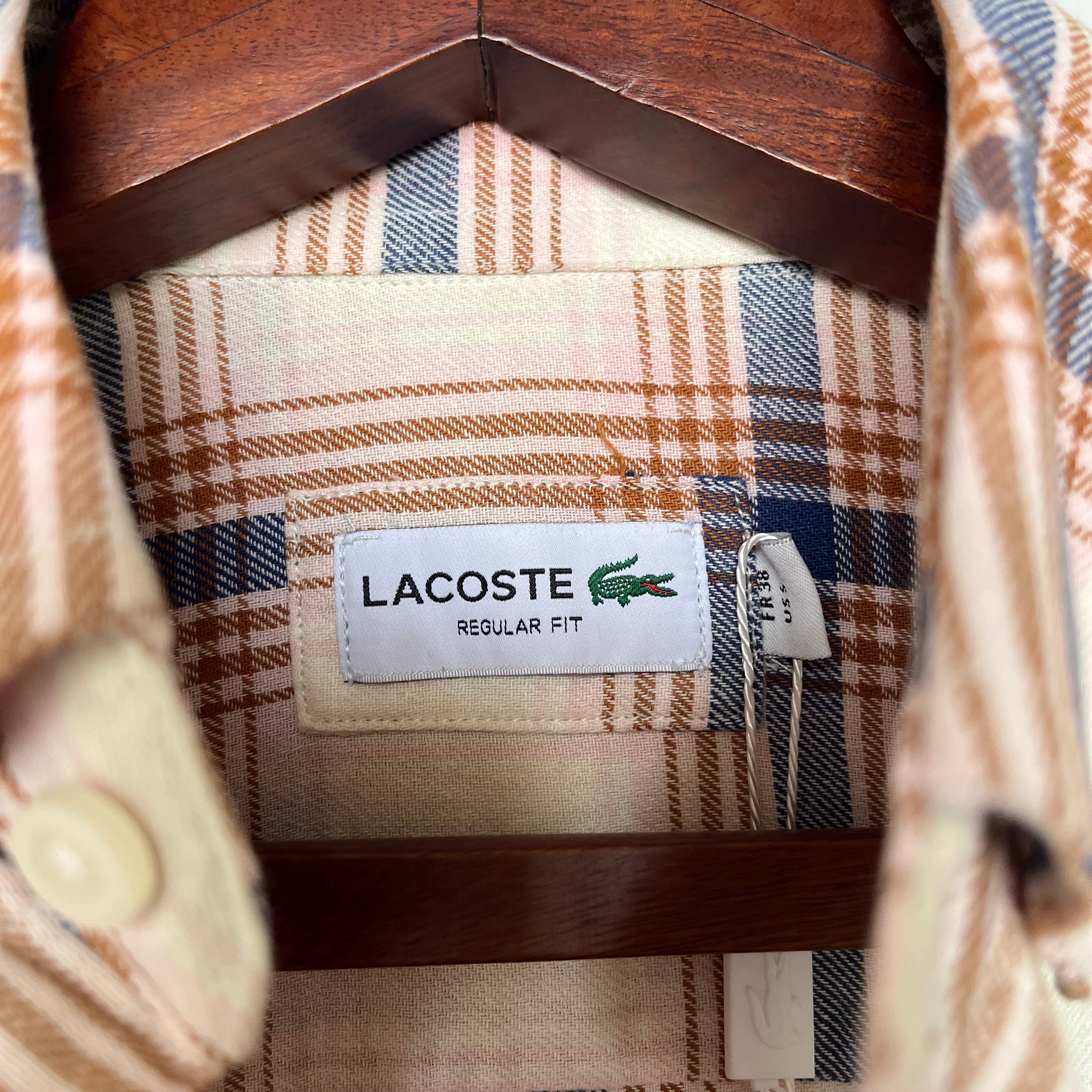 Lacoste checkered shirt