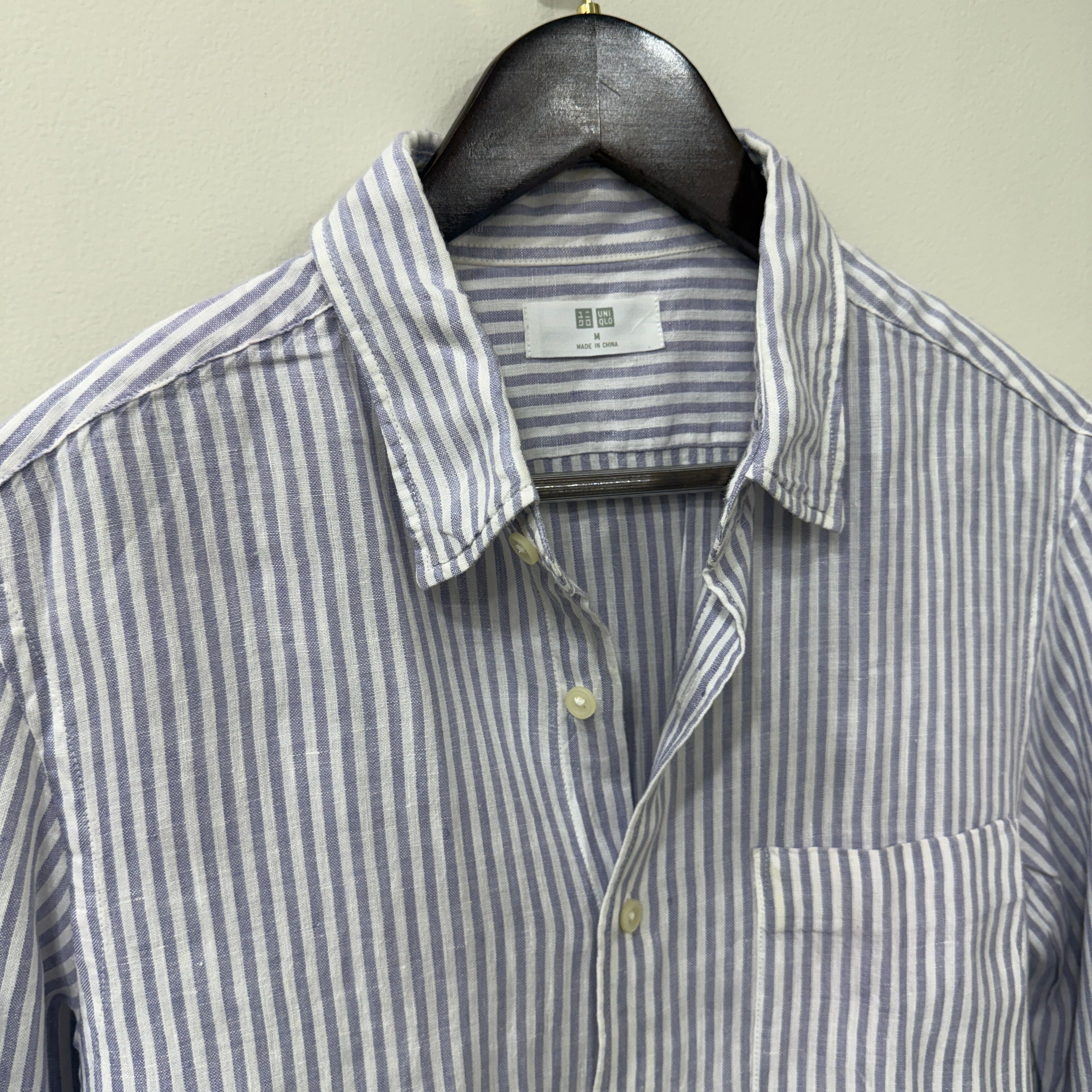 Uniqlo linen stripes