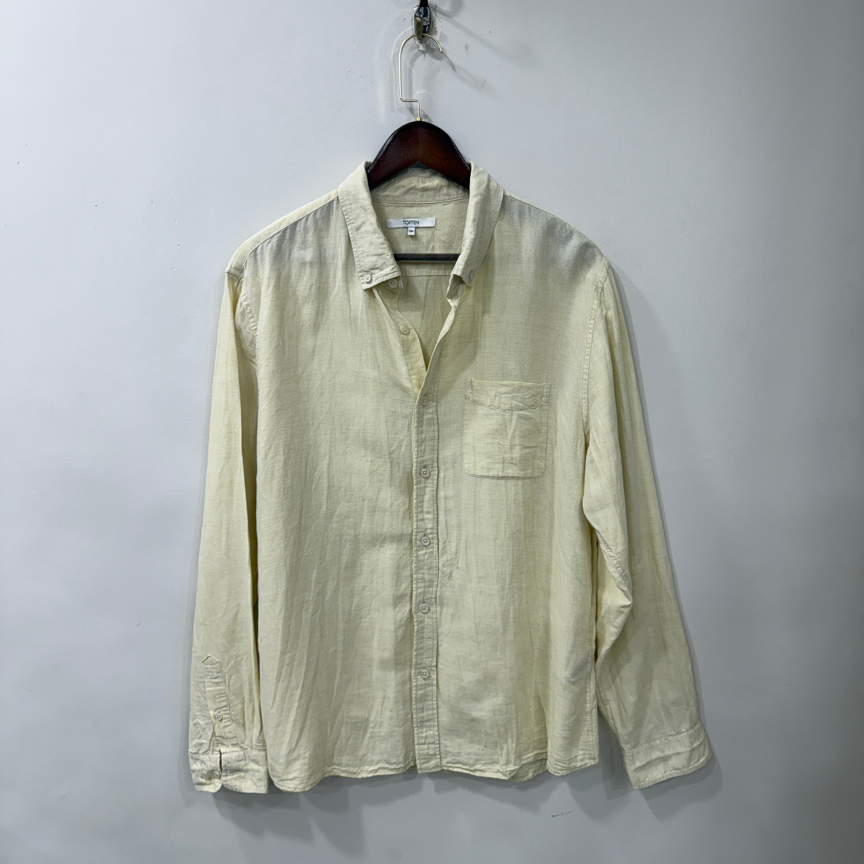 Topten yellow linen shirt