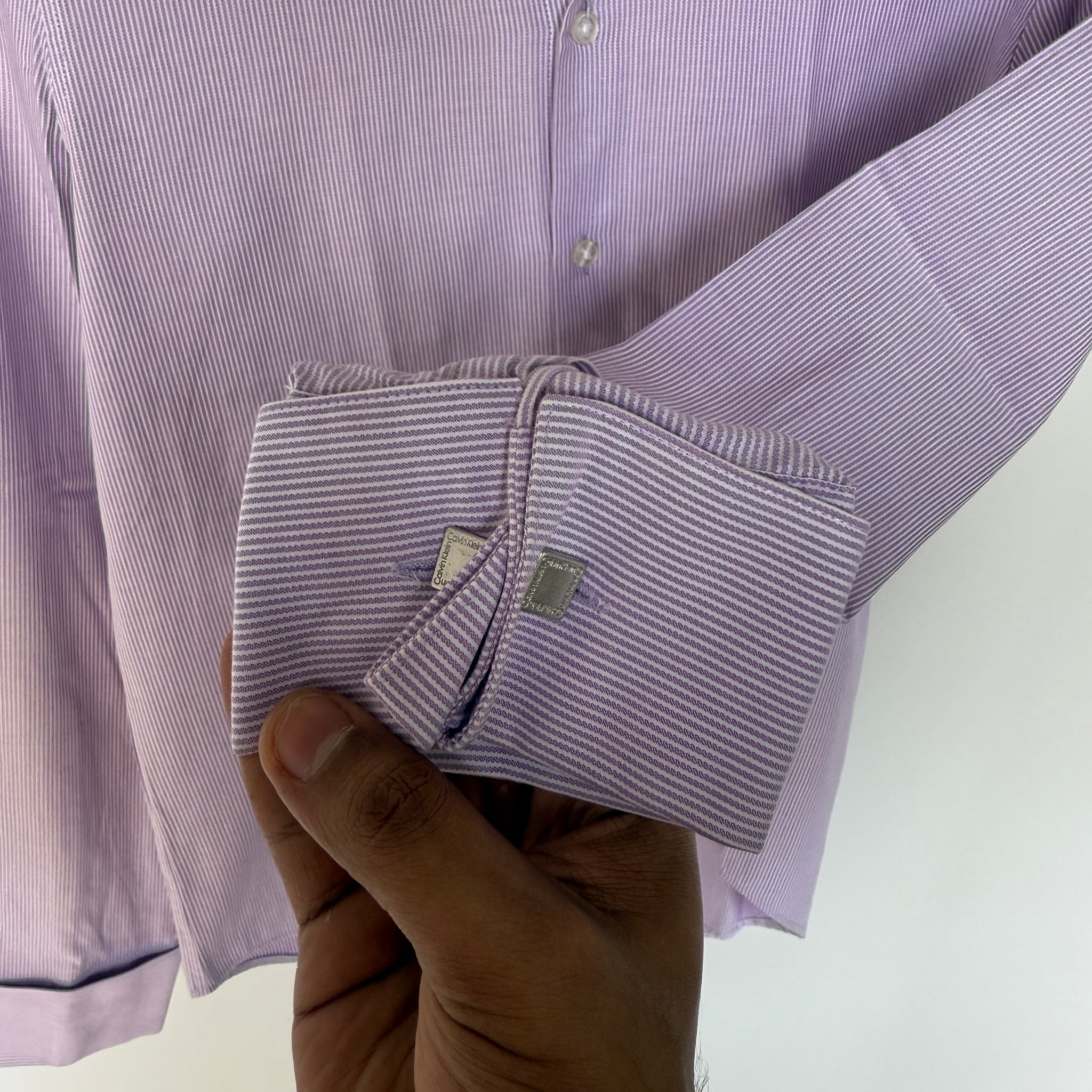 Calvin Klein stripes with handcuff