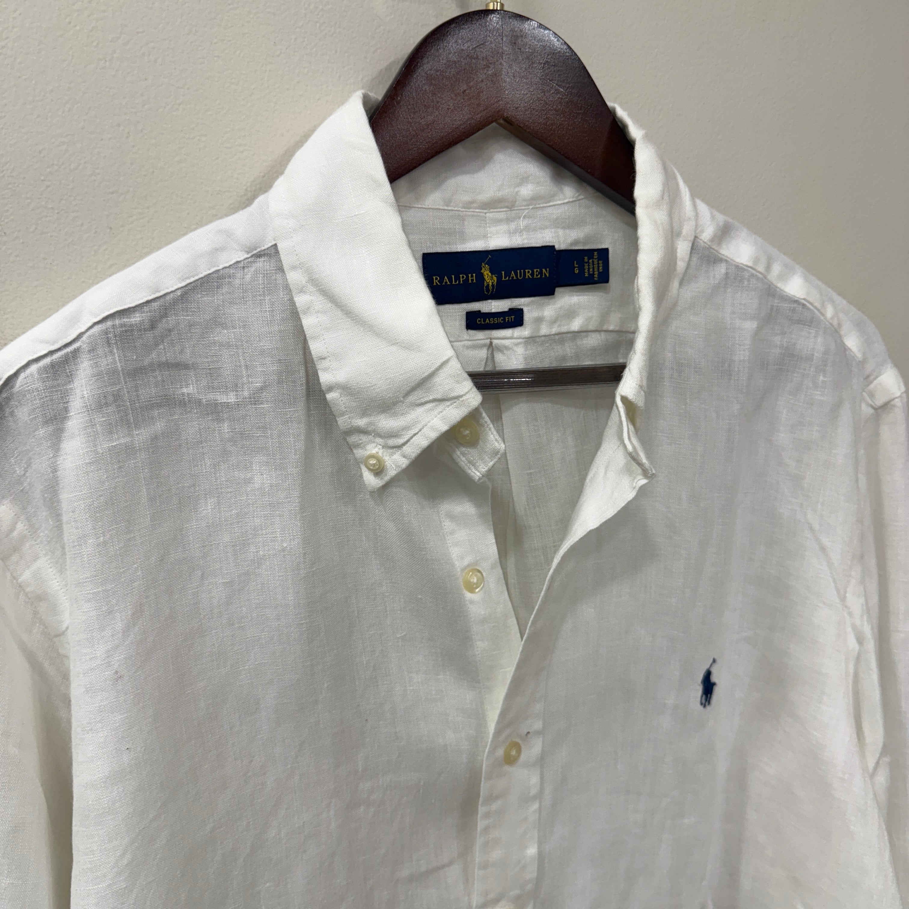 Ralph Lauren 100% linen shirt
