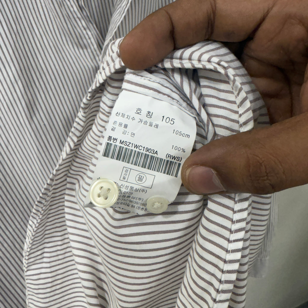 Giodarno checkered linen shirt