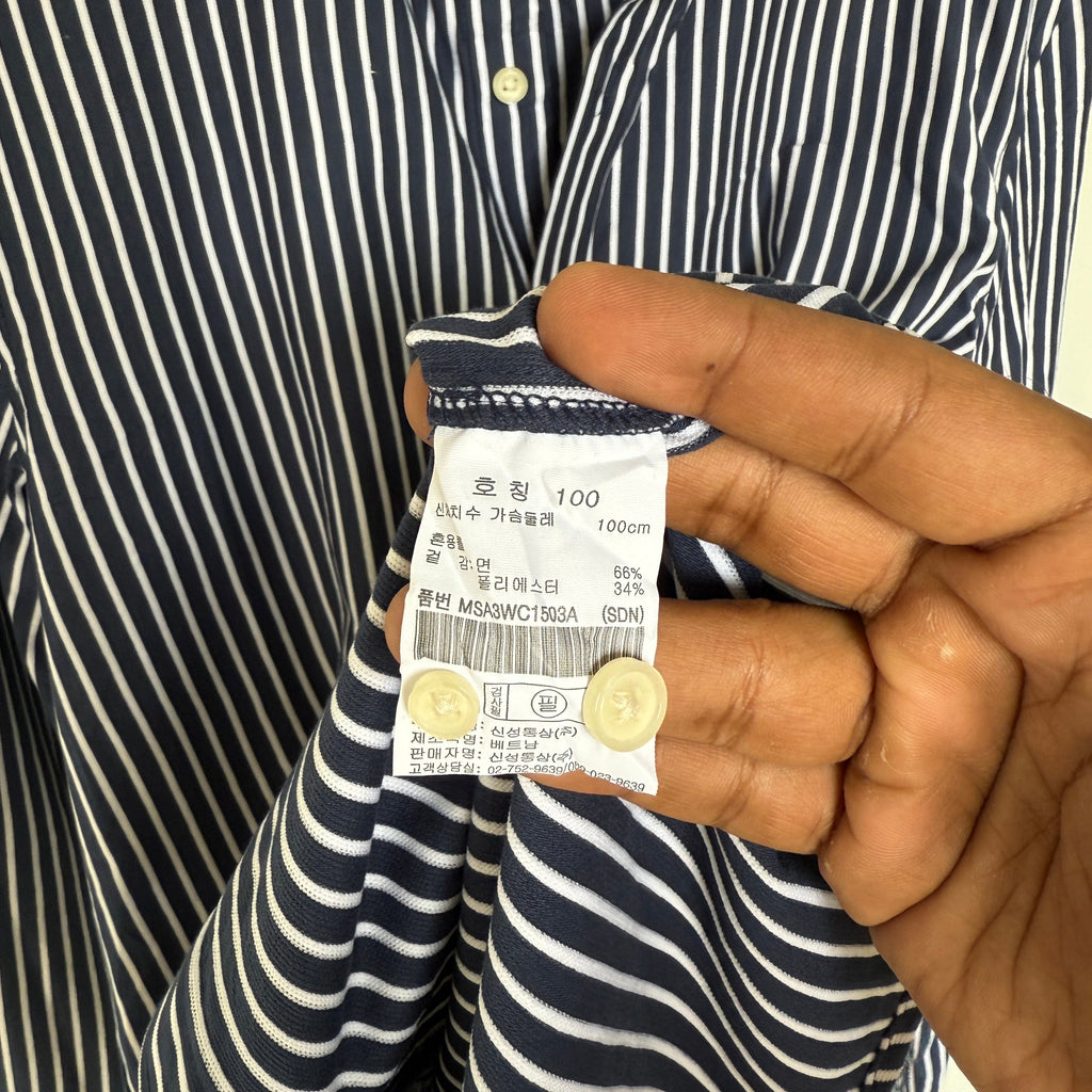 Topten stripes shirt stretchable fabric