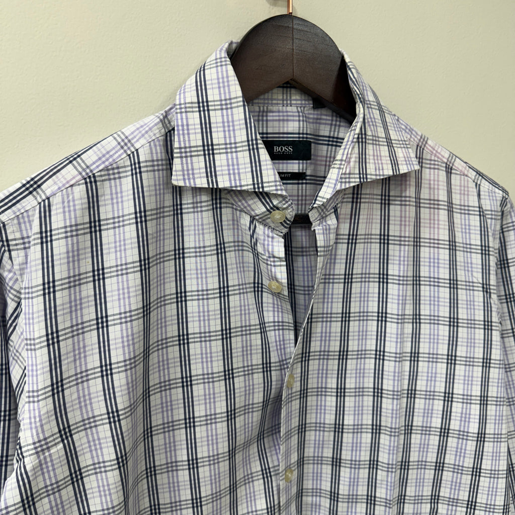 Hugo Boss checkered shirt