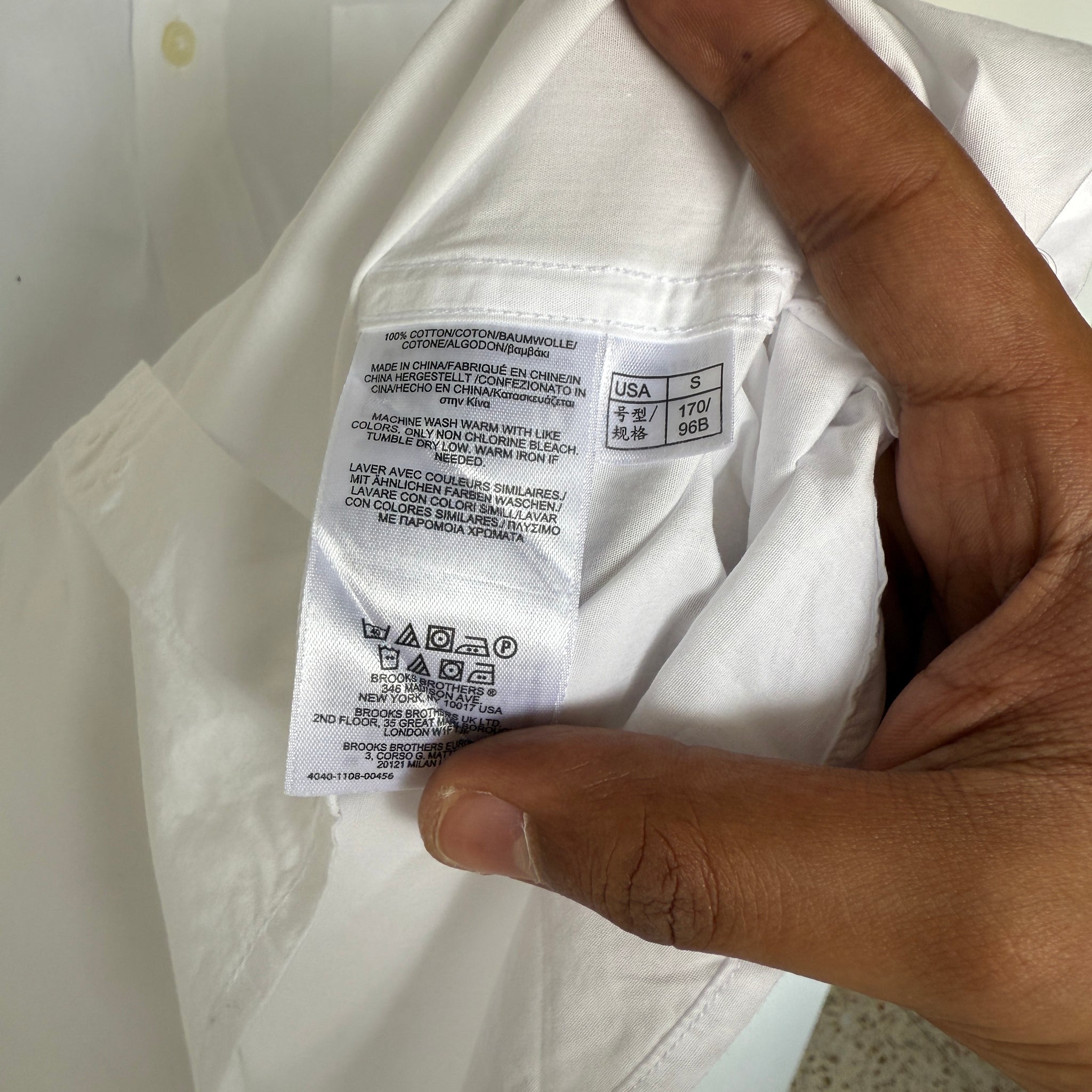 Brooks brothers checkered shirt