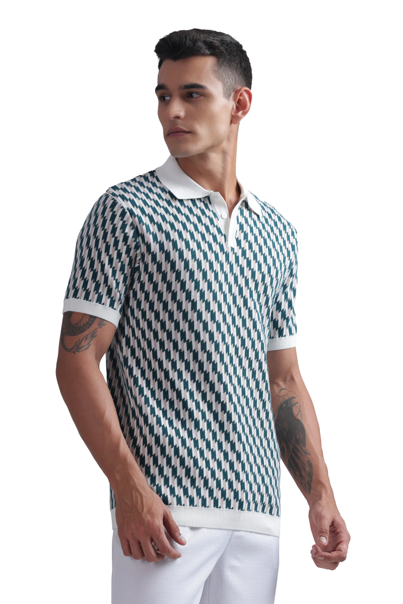Eterna knitted Polo T-shirt