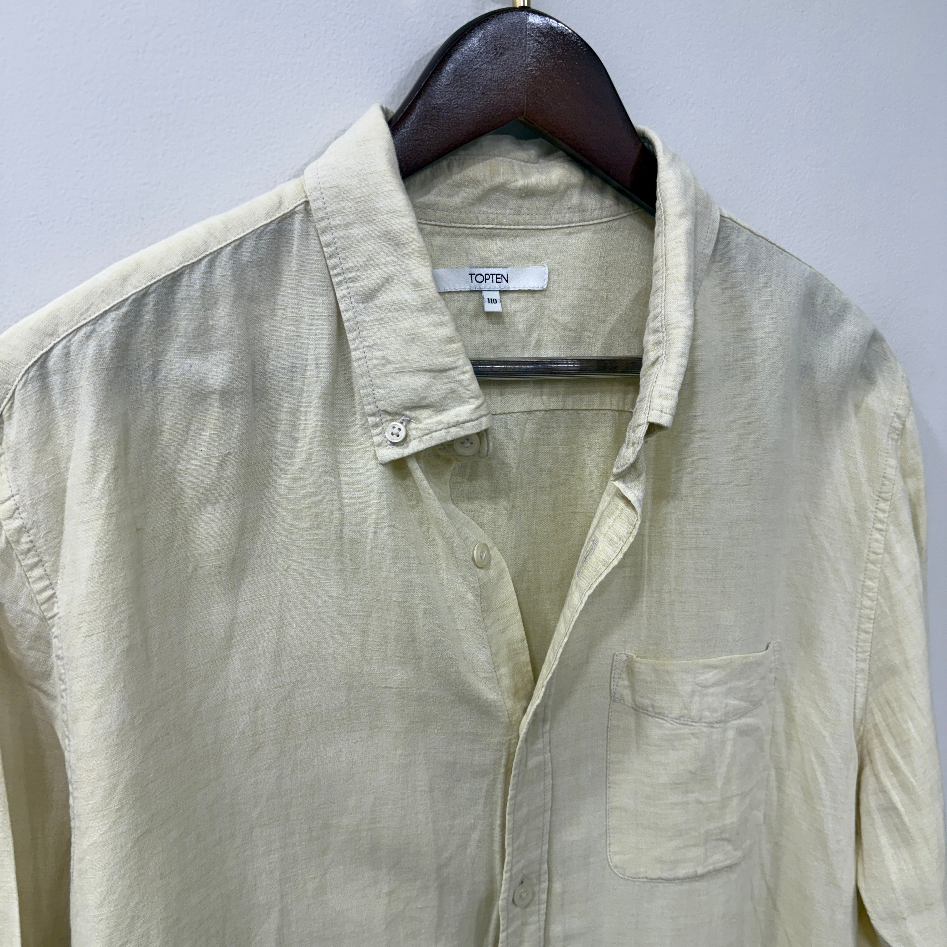 Topten yellow linen shirt