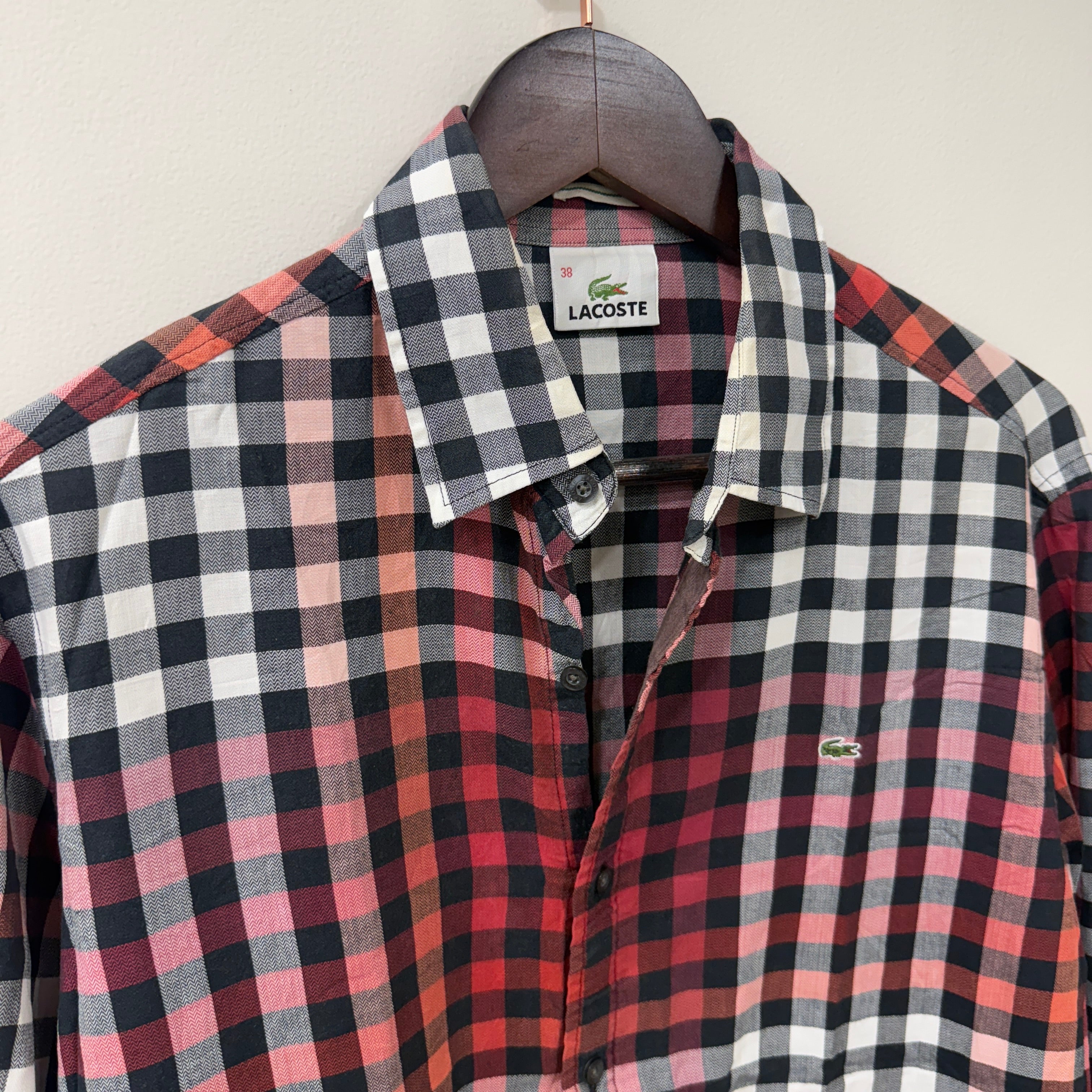 Lacoste checkered shirt