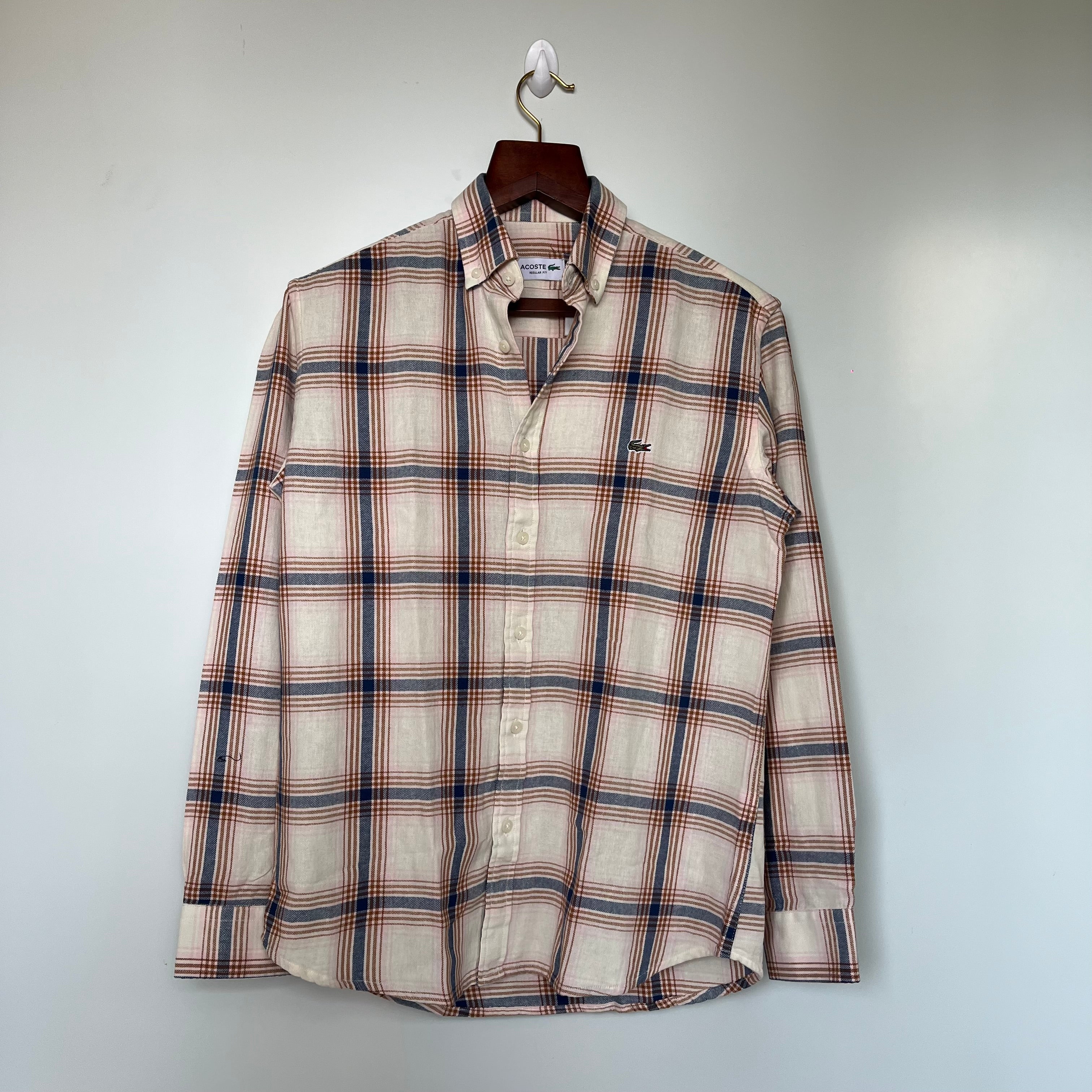 Lacoste checkered shirt