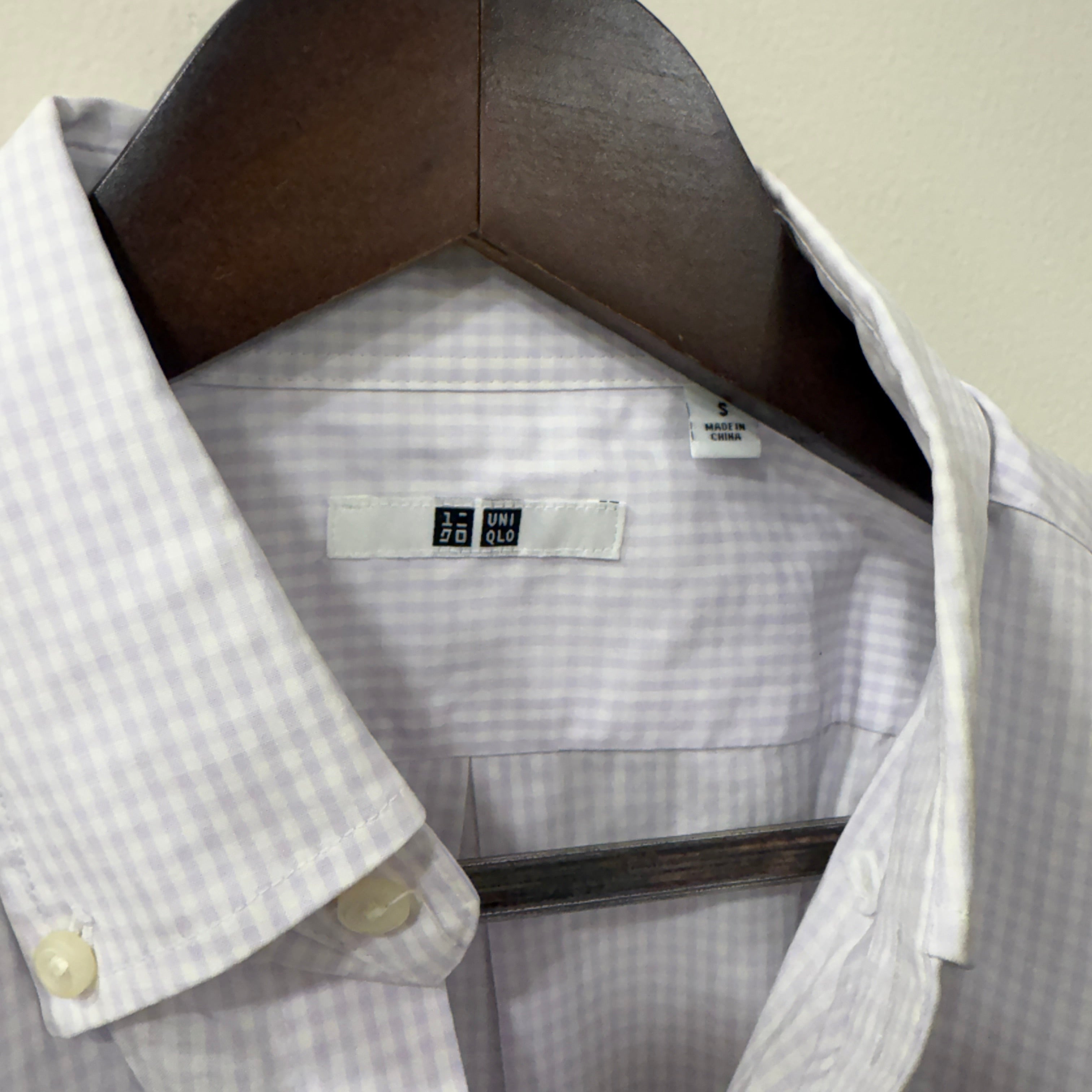 Uniqlo checkered shirt