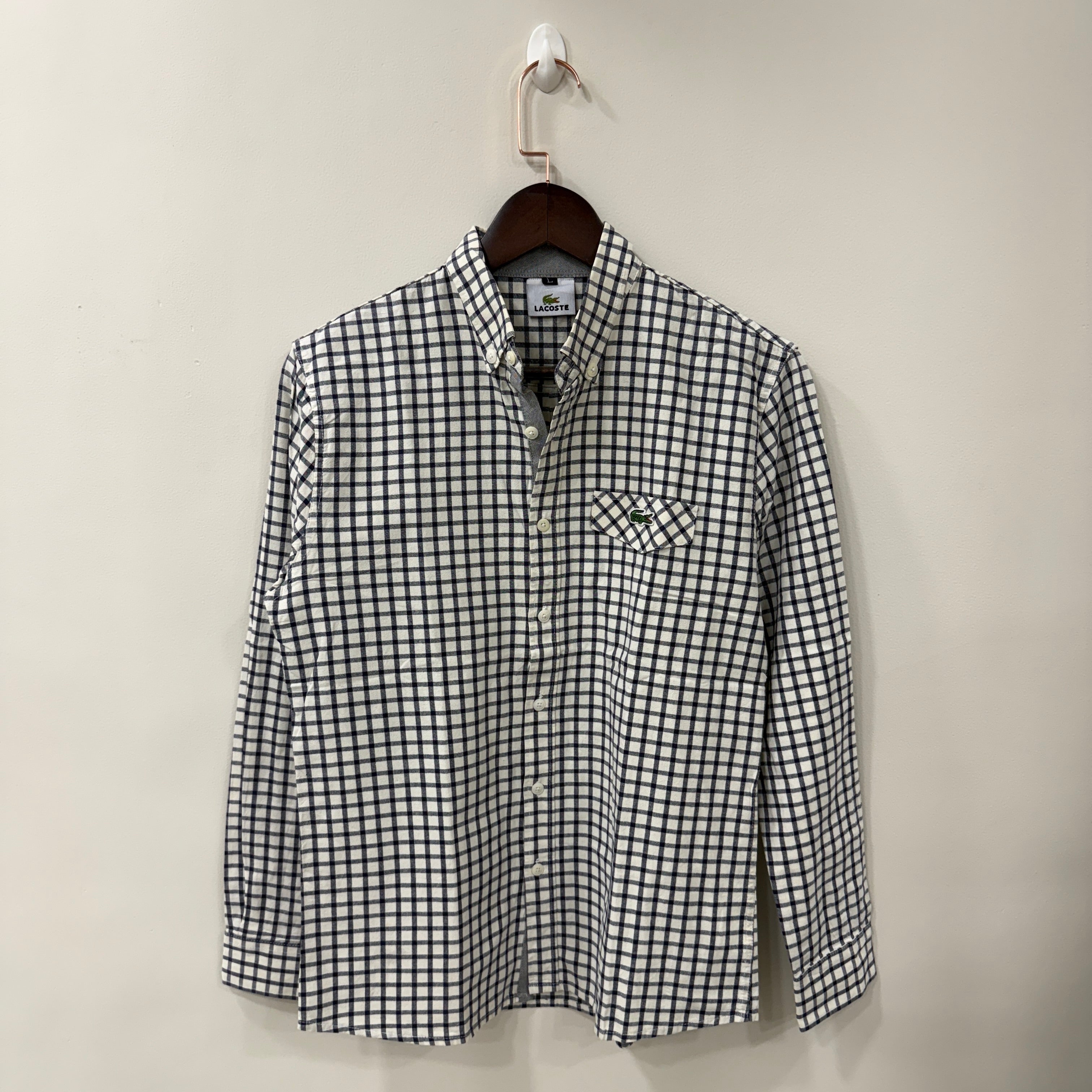Lacoste checkered shirt