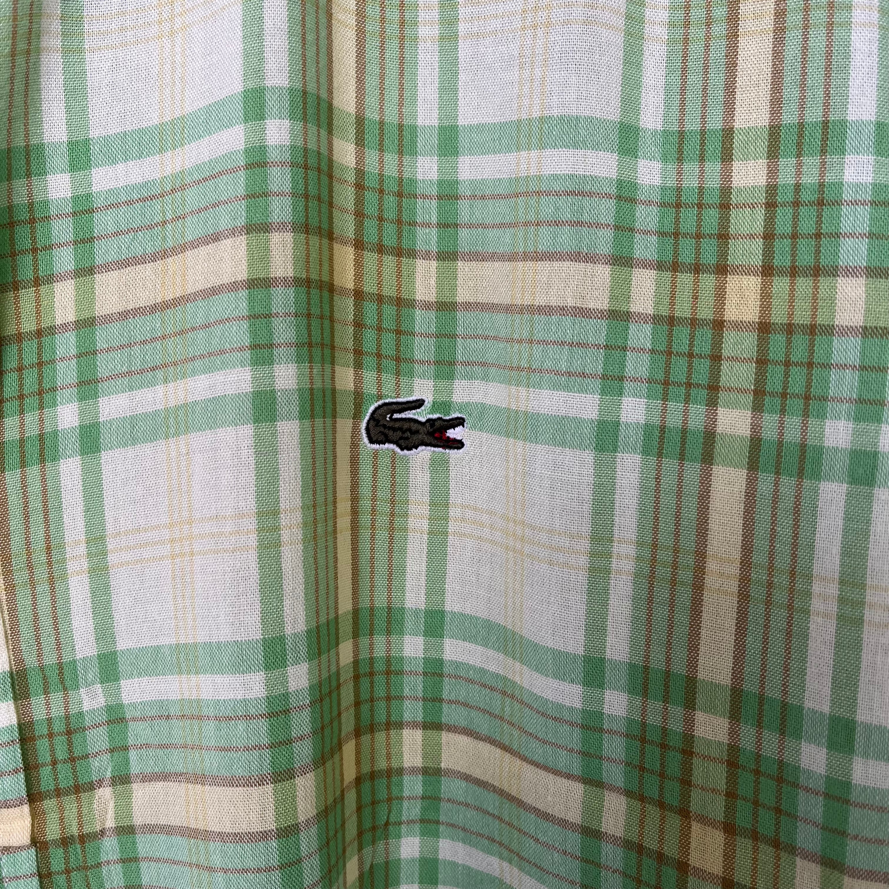 Lacoste checkered shirt