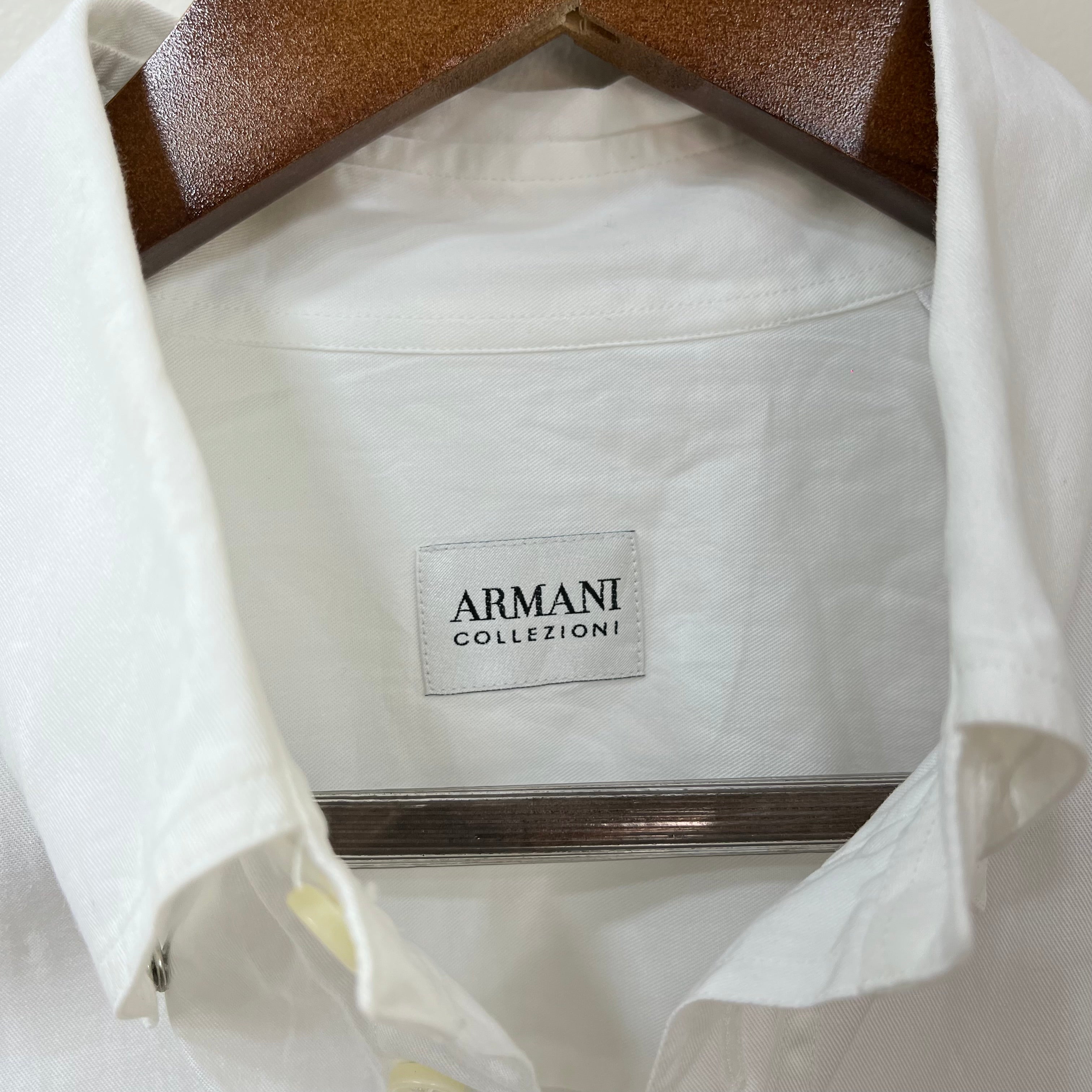 Armani white shirt