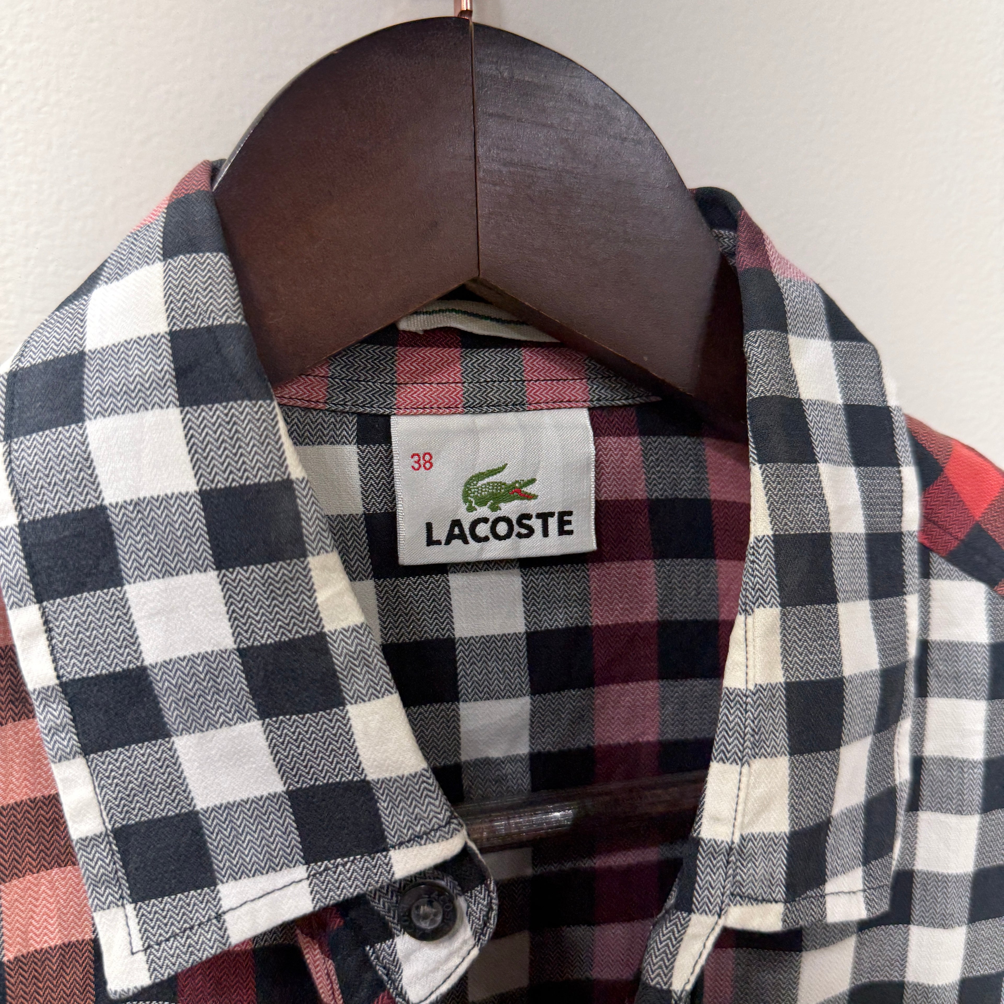 Lacoste checkered shirt