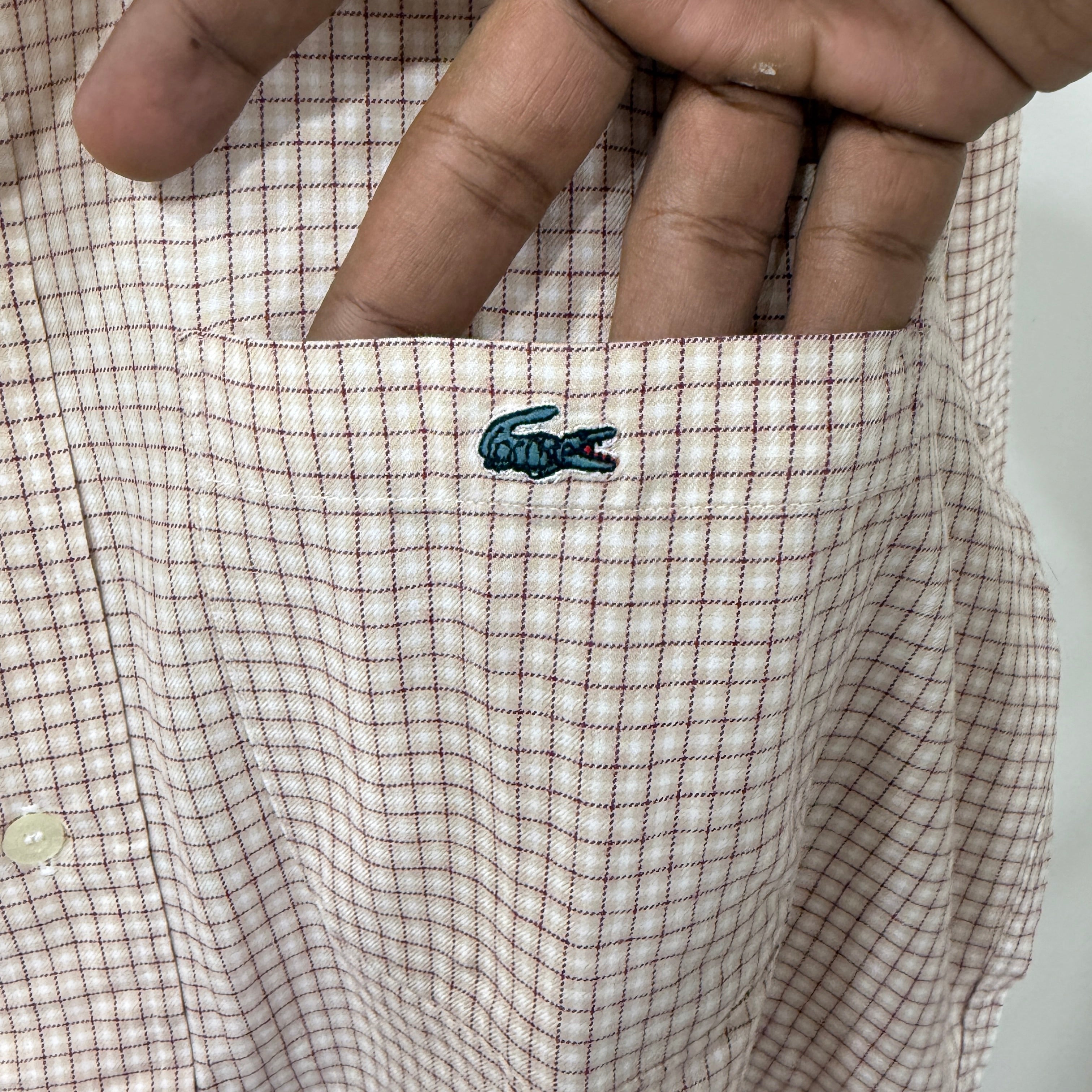 Lacoste checkered shirt
