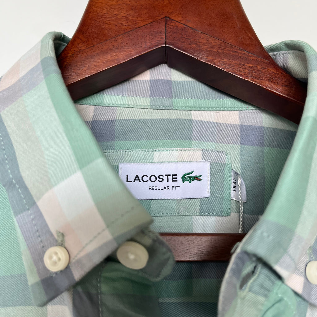 Lacoste checkered shirt